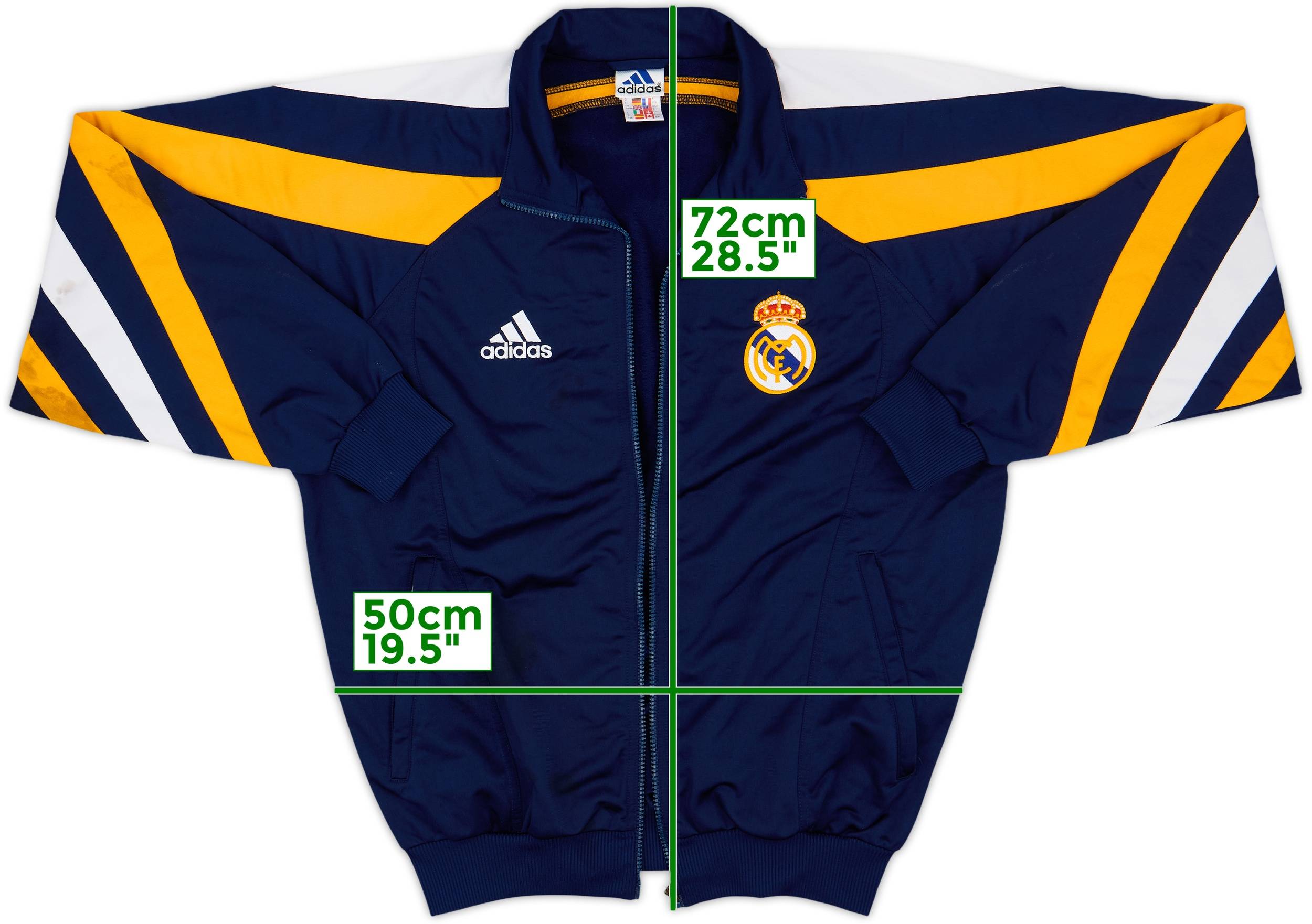 [激レア完売品]00s adidas Real Madrid トラックジャケット 1998-00 Real Madrid adidas Track Jacket - 4/10 - (S)