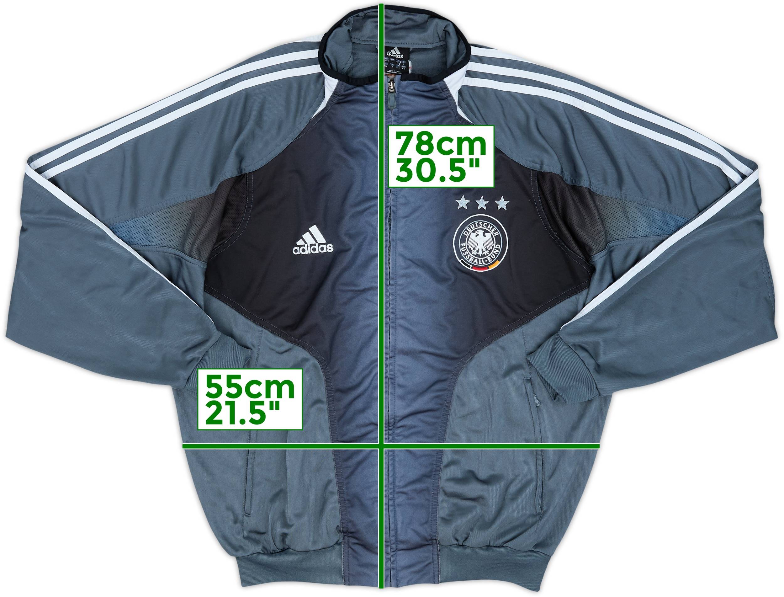 2002-03 Germany adidas Track Jacket - 9/10 - (L/XL)