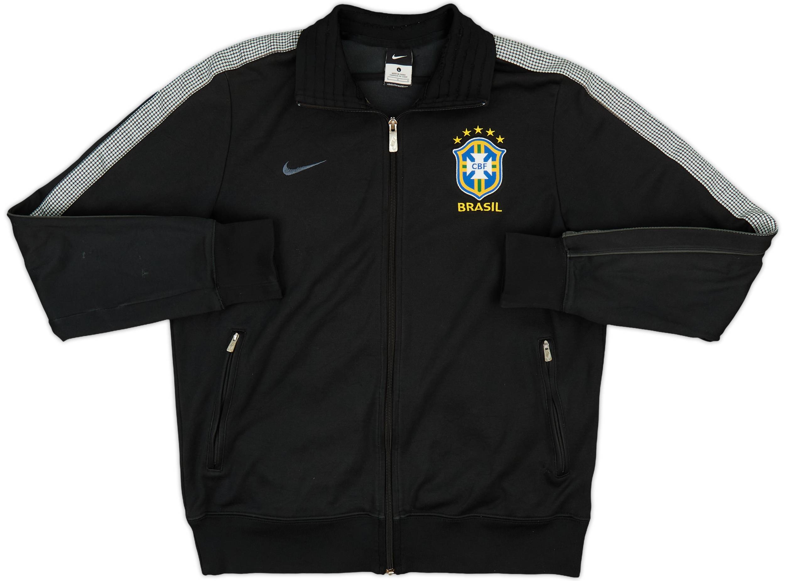 NIKE ブラジル　スウェット 2013-14 Brazil Nike Track Jacket - 8/10 - (L)