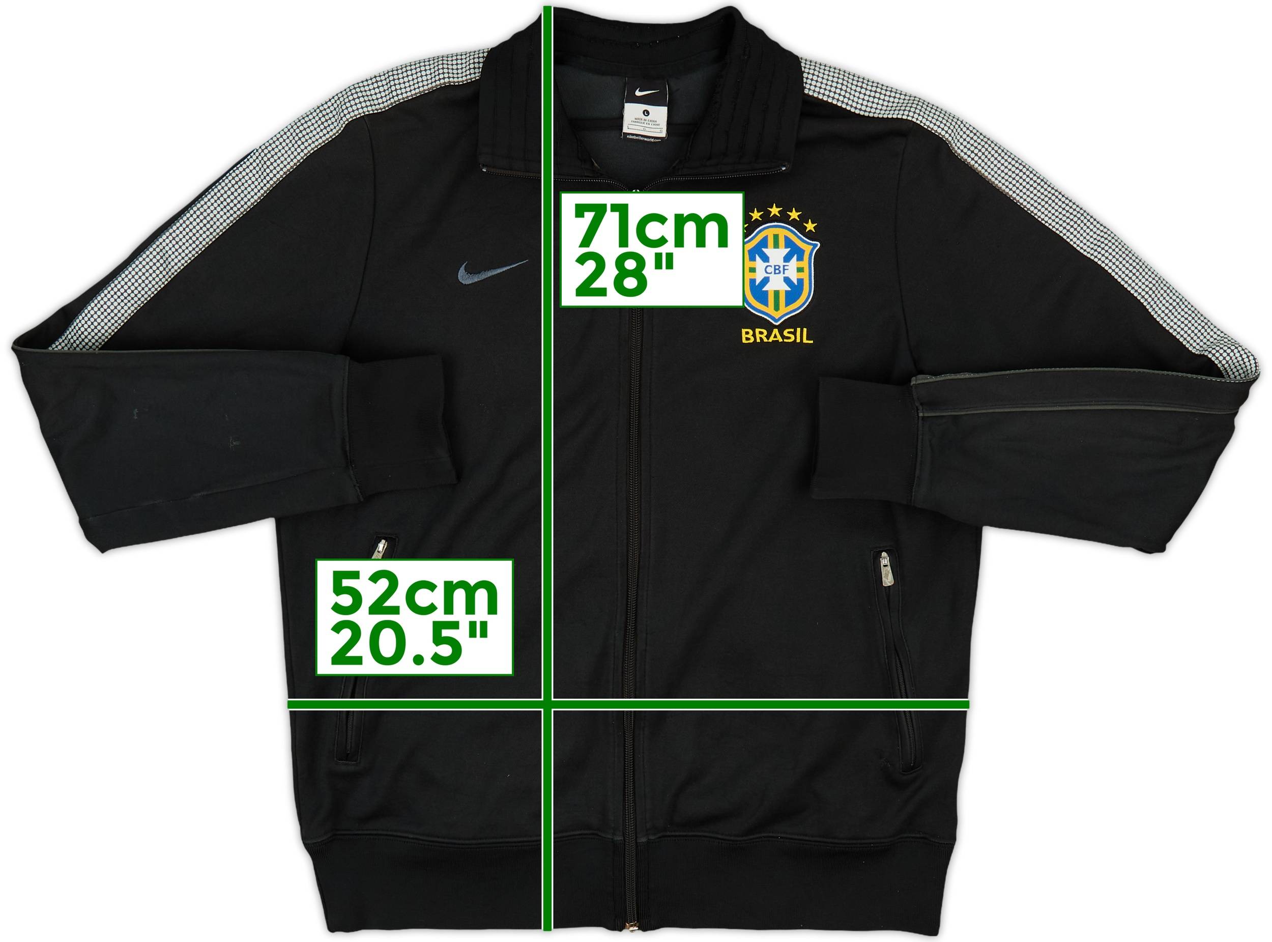NIKE ブラジル　スウェット 2013-14 Brazil Nike Track Jacket - 8/10 - (L)