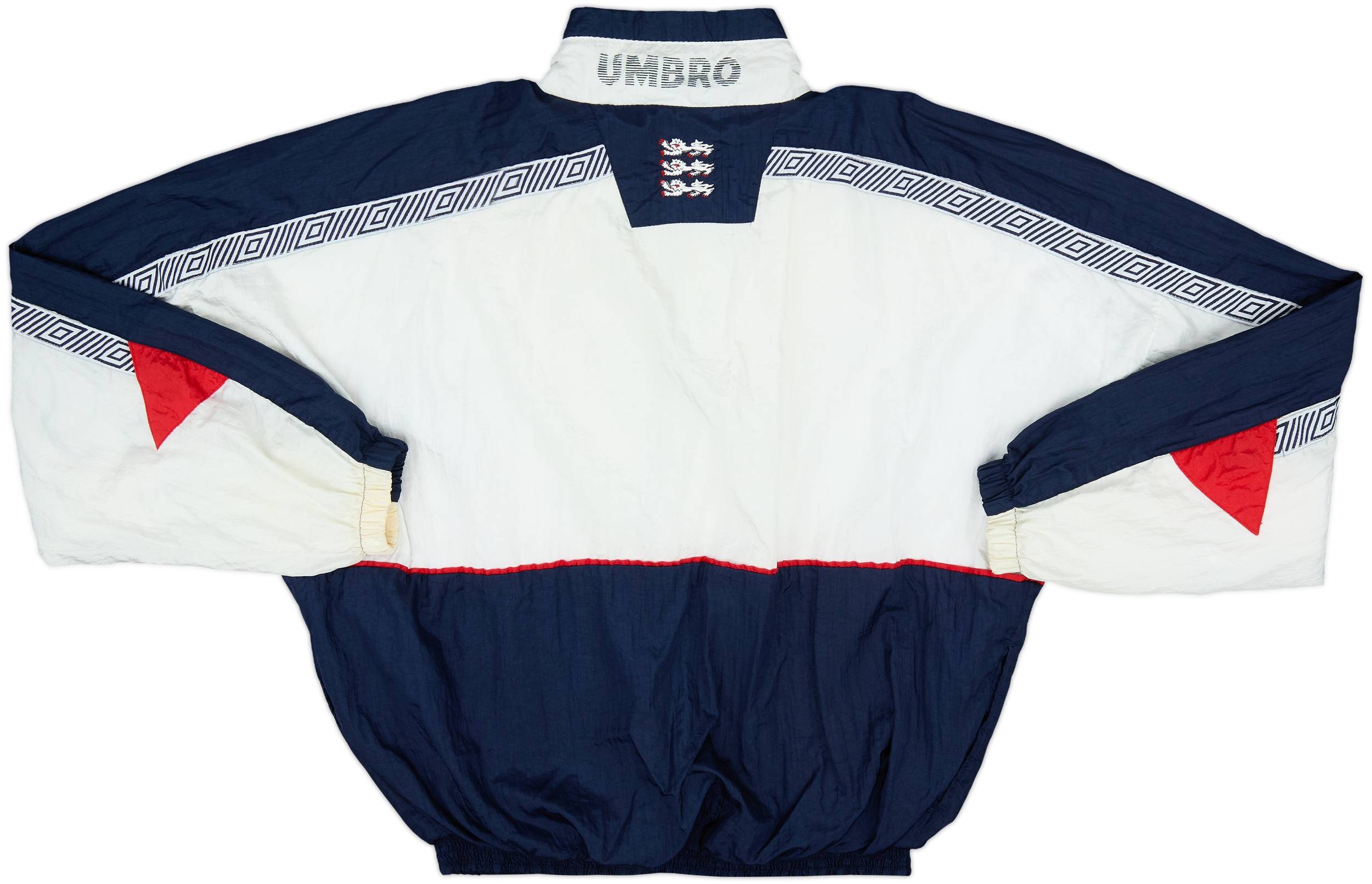 1990-92 England Umbro Track Jacket - 7/10 - (S)
