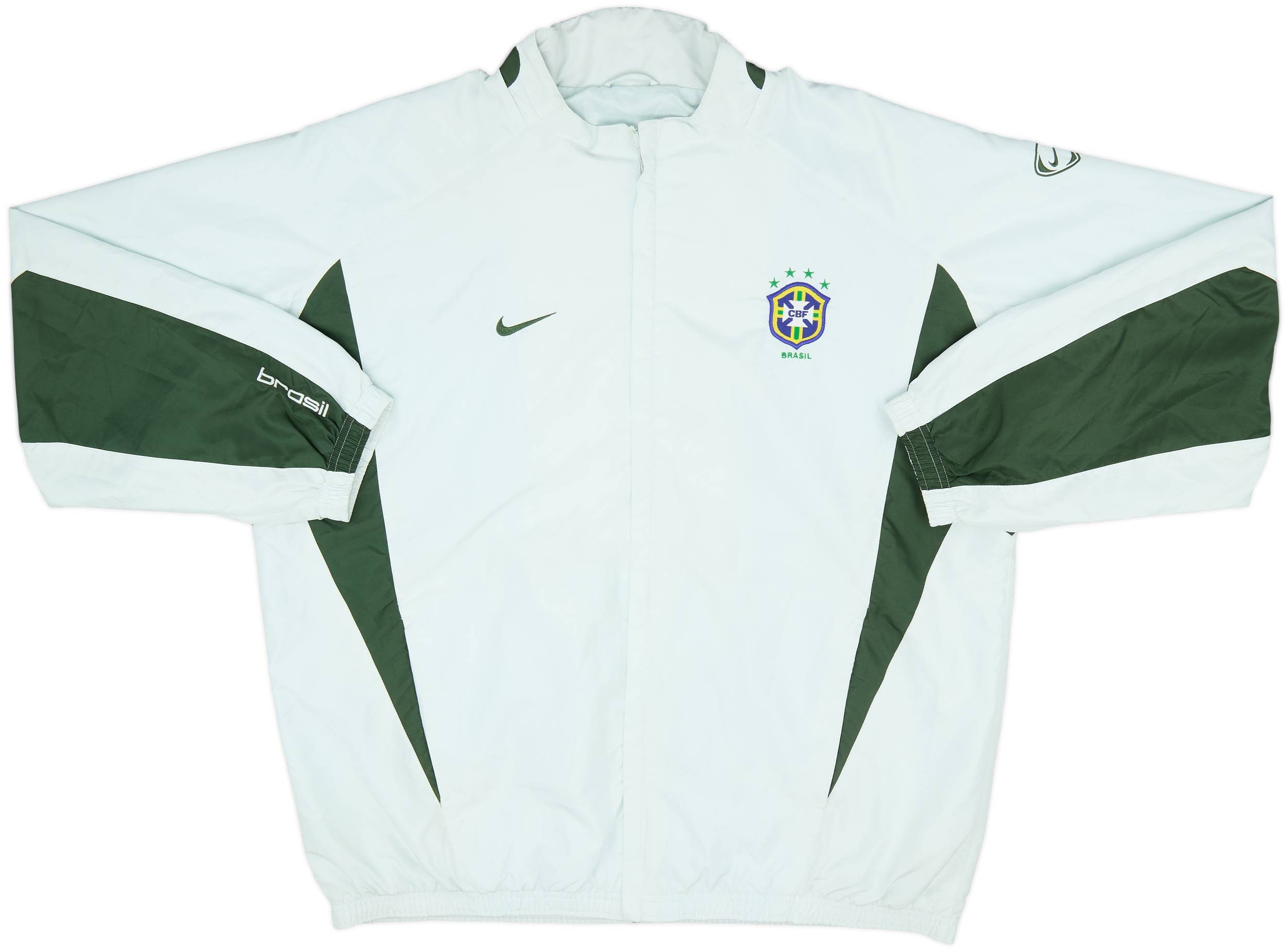 ウェア Brazil official jacket Brazil Training Jacket AWF - Coastal Blue/Dynamic Yellow