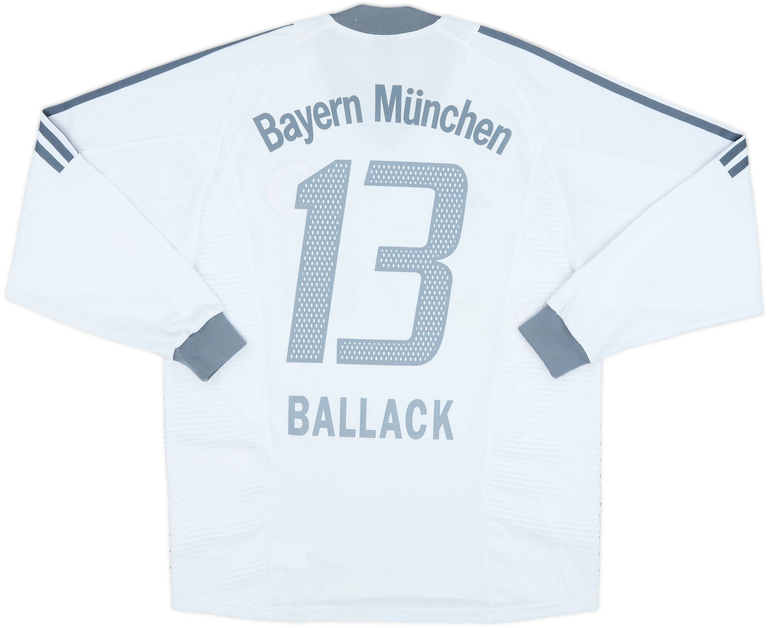 2002-03 Bayern Munich Away L/S Shirt Ballack #13 - 7/10 - (M)