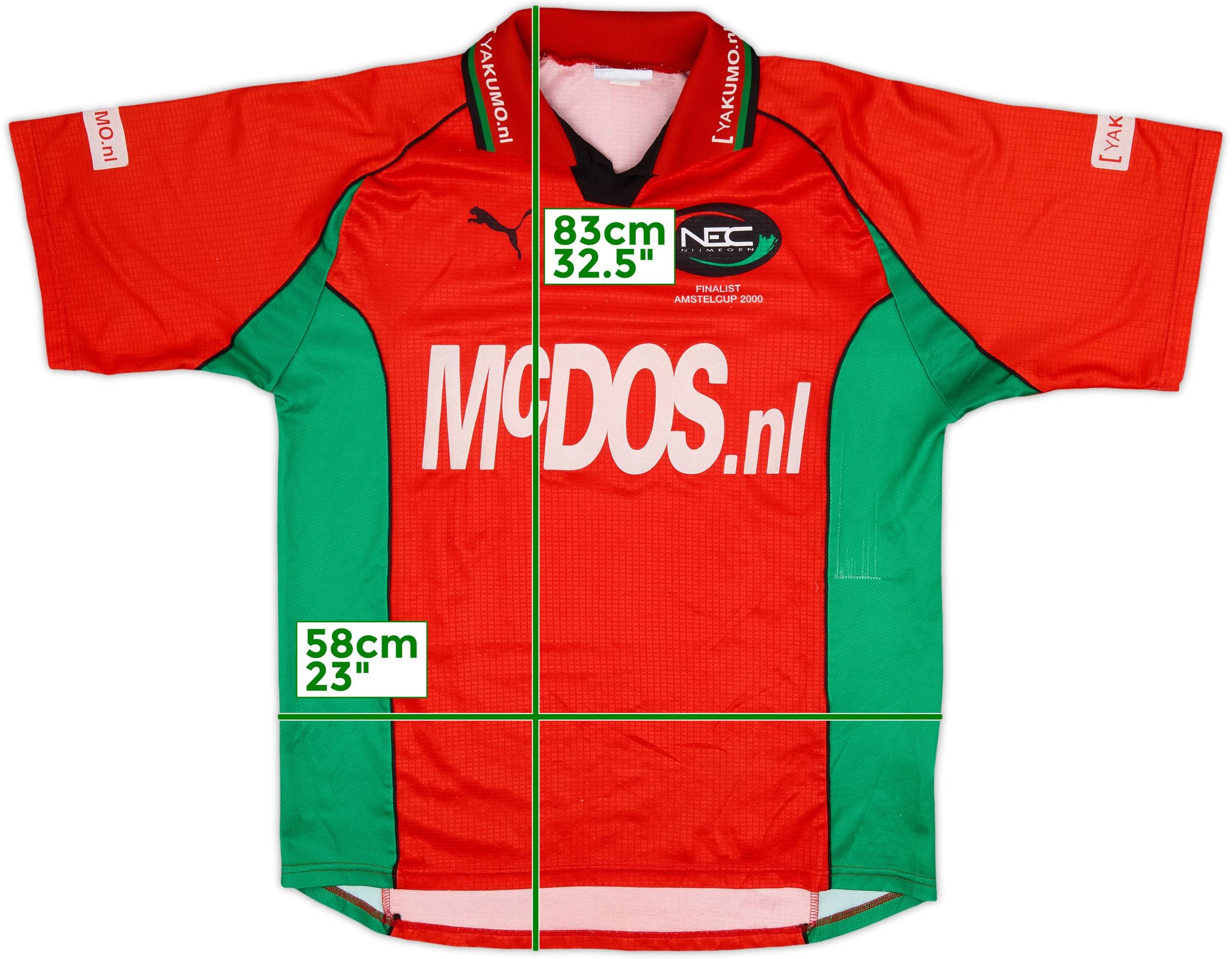 1998-01 NEC Nijmegen 'Amstel Cup Final 2000' Home Shirt - 6/10 - (XL)