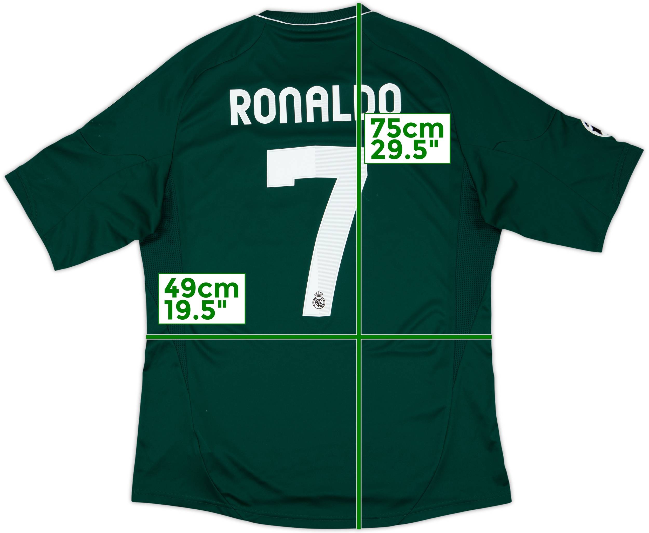2012-13 Real Madrid CL Third Shirt Ronaldo #7 - 6/10 - (L)