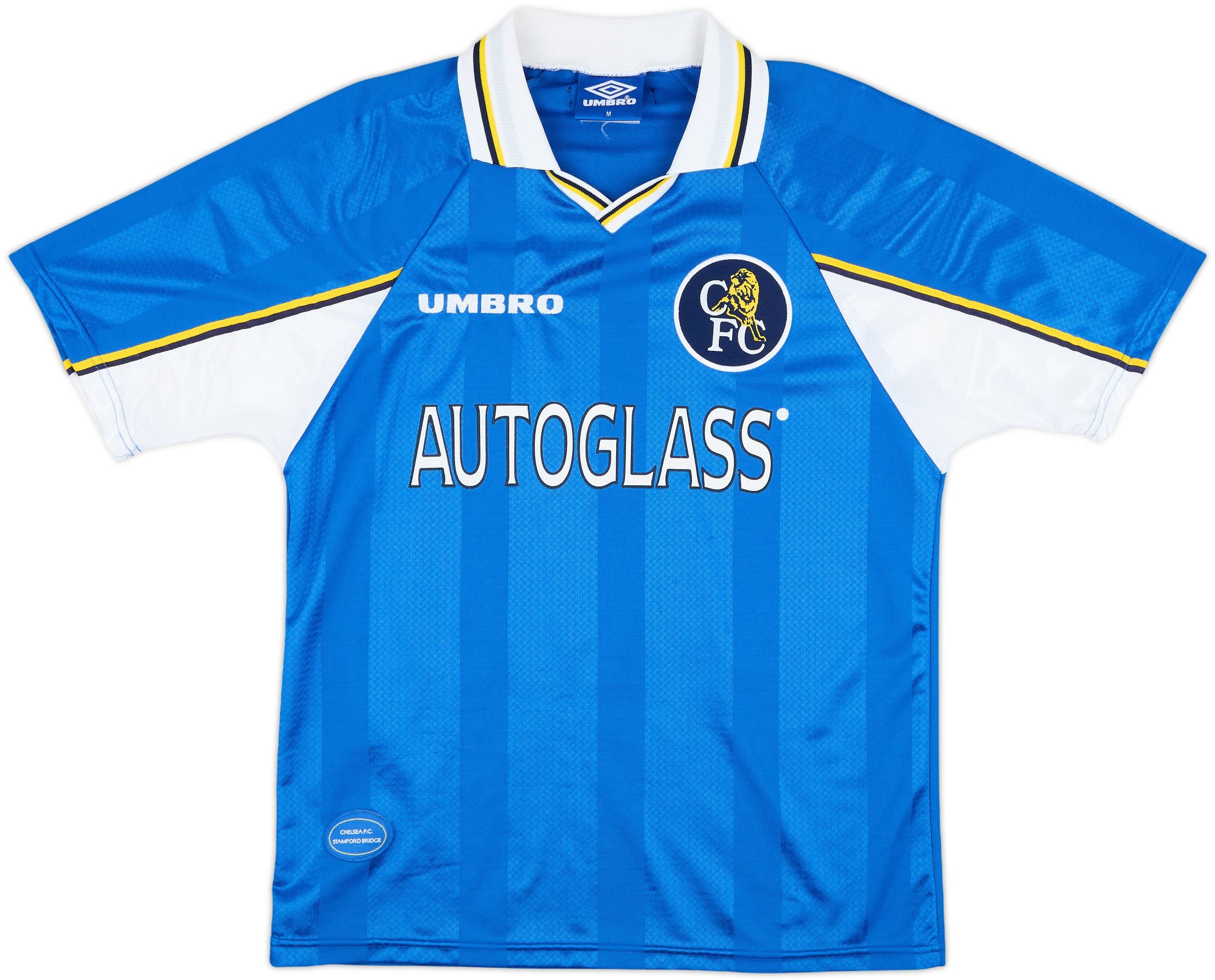 1997-99 Chelsea Home Shirt Zola #25 - 8/10 - (M)