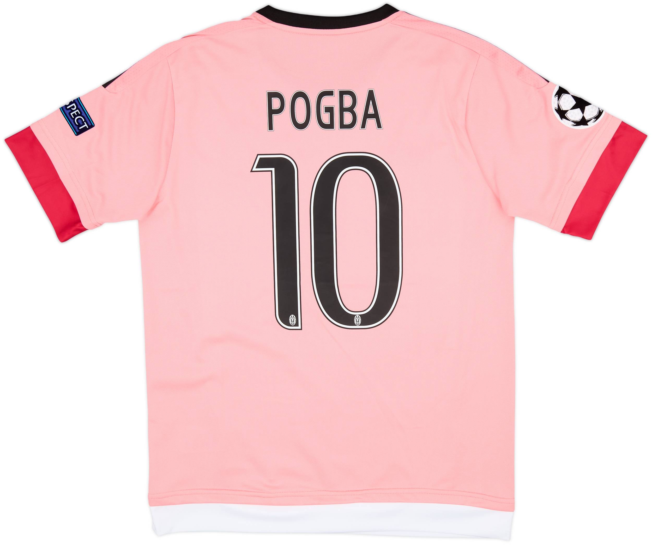 2015-16 Juventus Away Shirt Pogba #10 - 6/10 - (M)