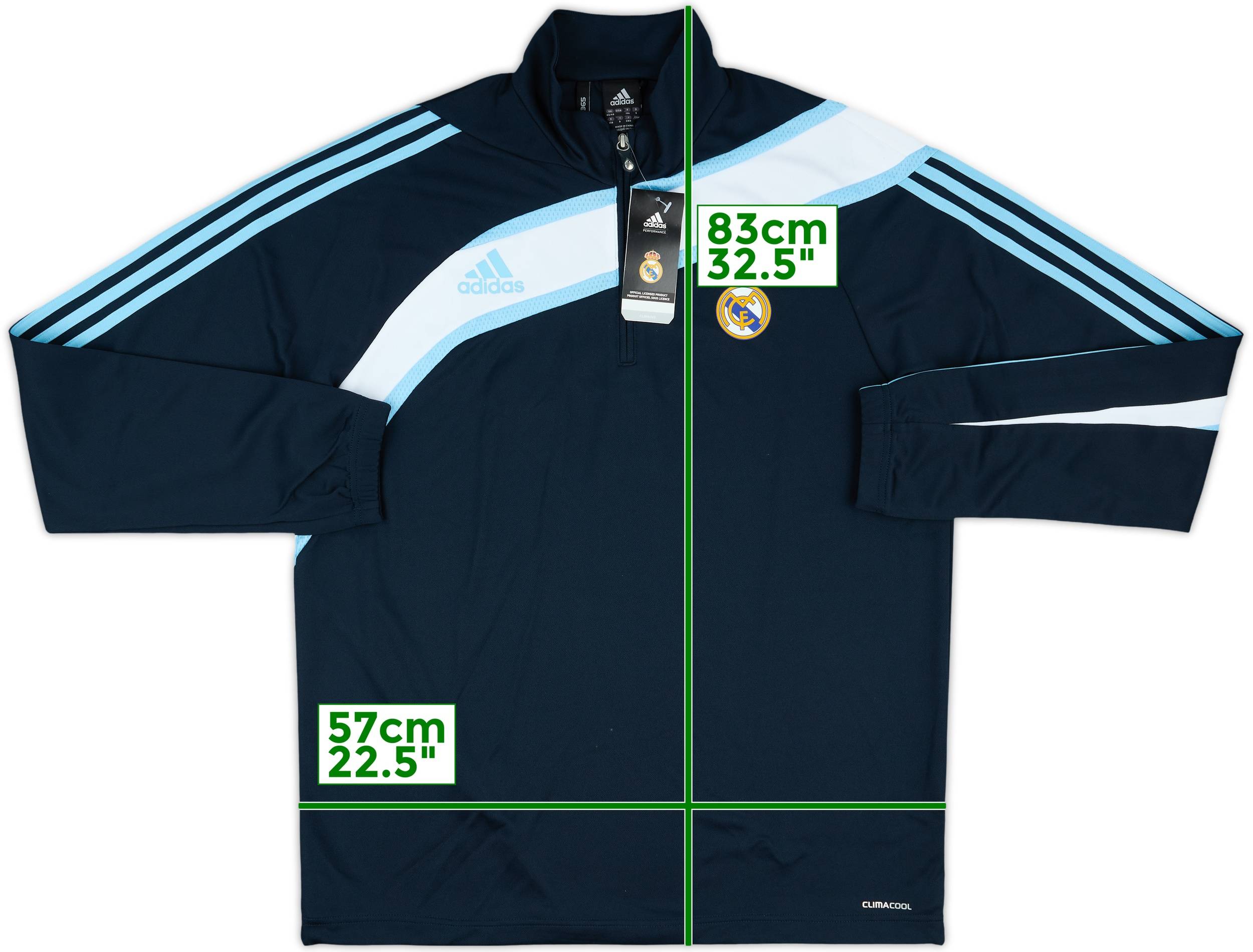 【ADIDAS/アディダス】 REAL MADRID TRACK ジャケット 2006-07 Real Madrid adidas Formotion Track Jacket - 7/10 - (M)