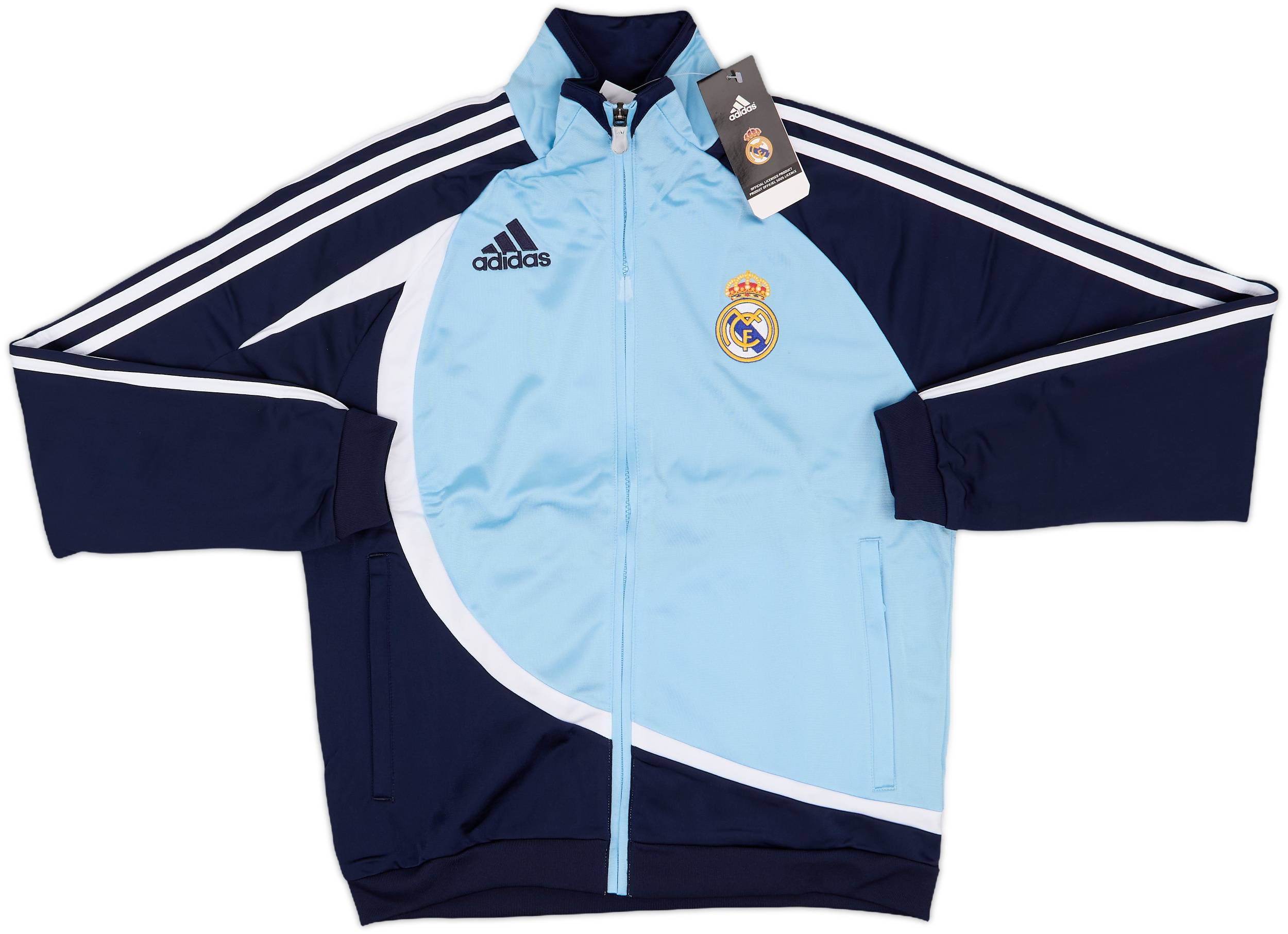 【超希少・正規品】Real Madrid ホーム 0405 adidas 2007-08 Real Madrid adidas Track Jacket (L.Boys)