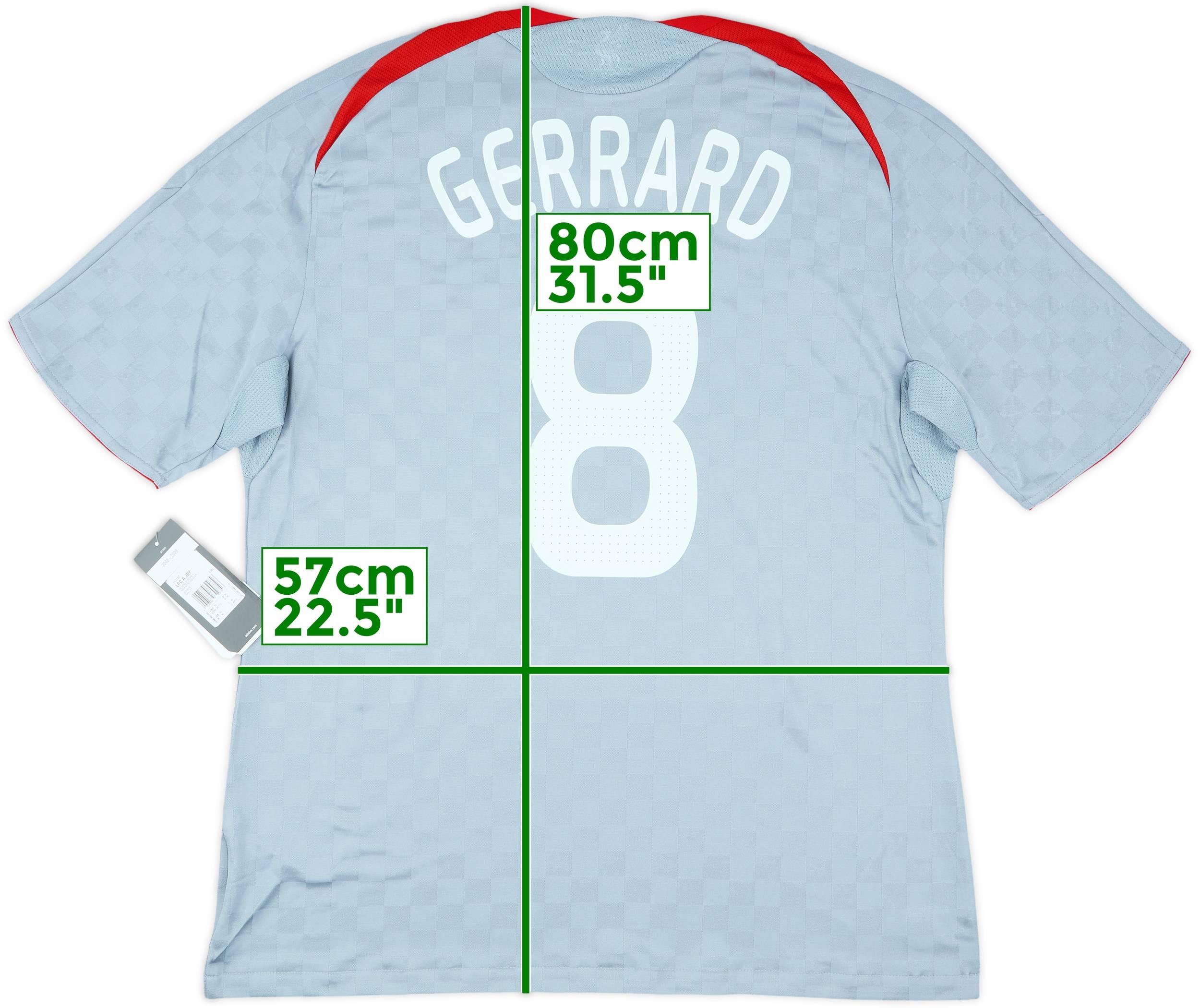 リバプール GERRARD 8番 ユニフォーム 2006-08 Liverpool Home Shirt Gerrard #8