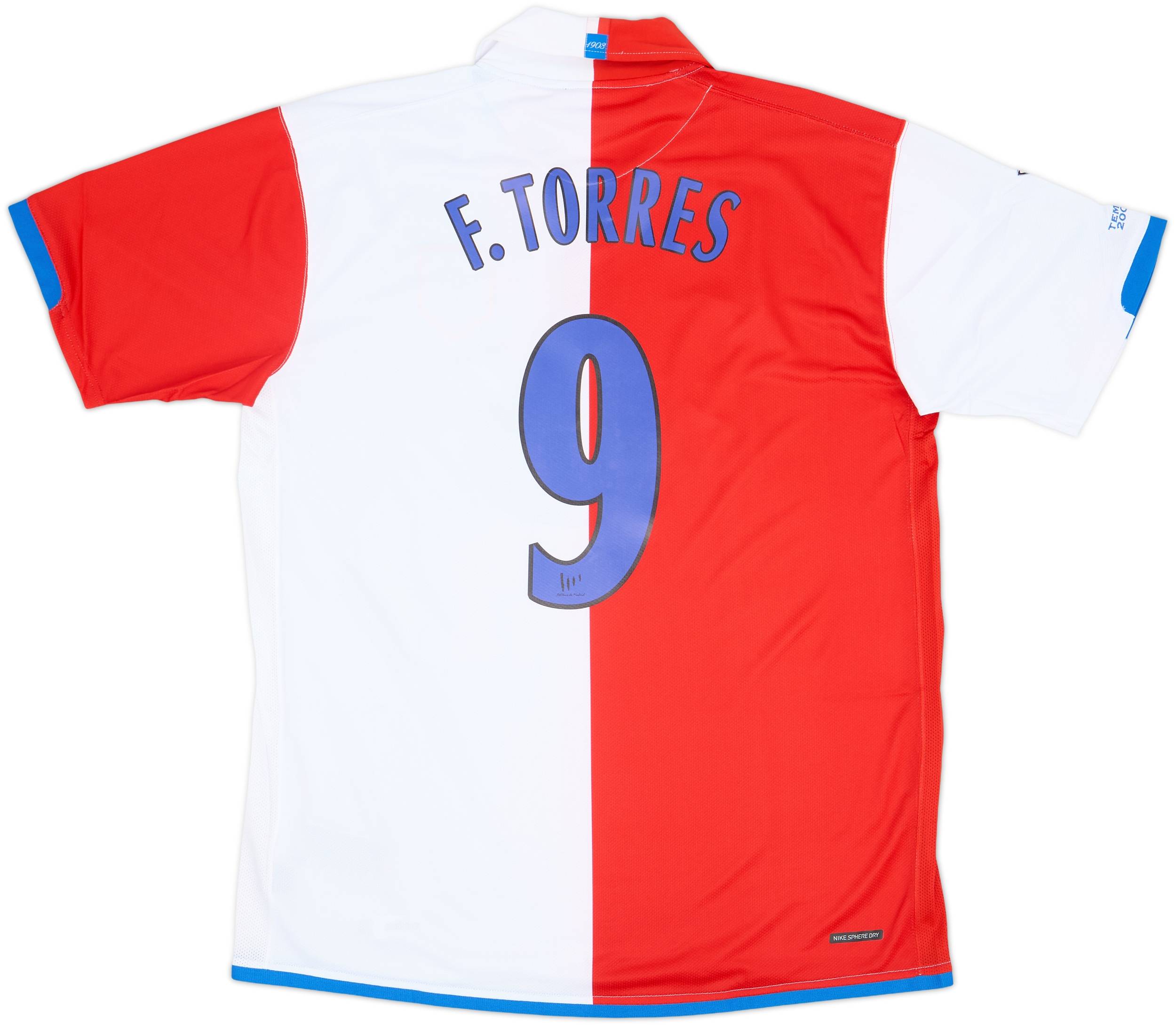 2006-07 Atletico Madrid Home Shirt F.Torres #9 (XL)