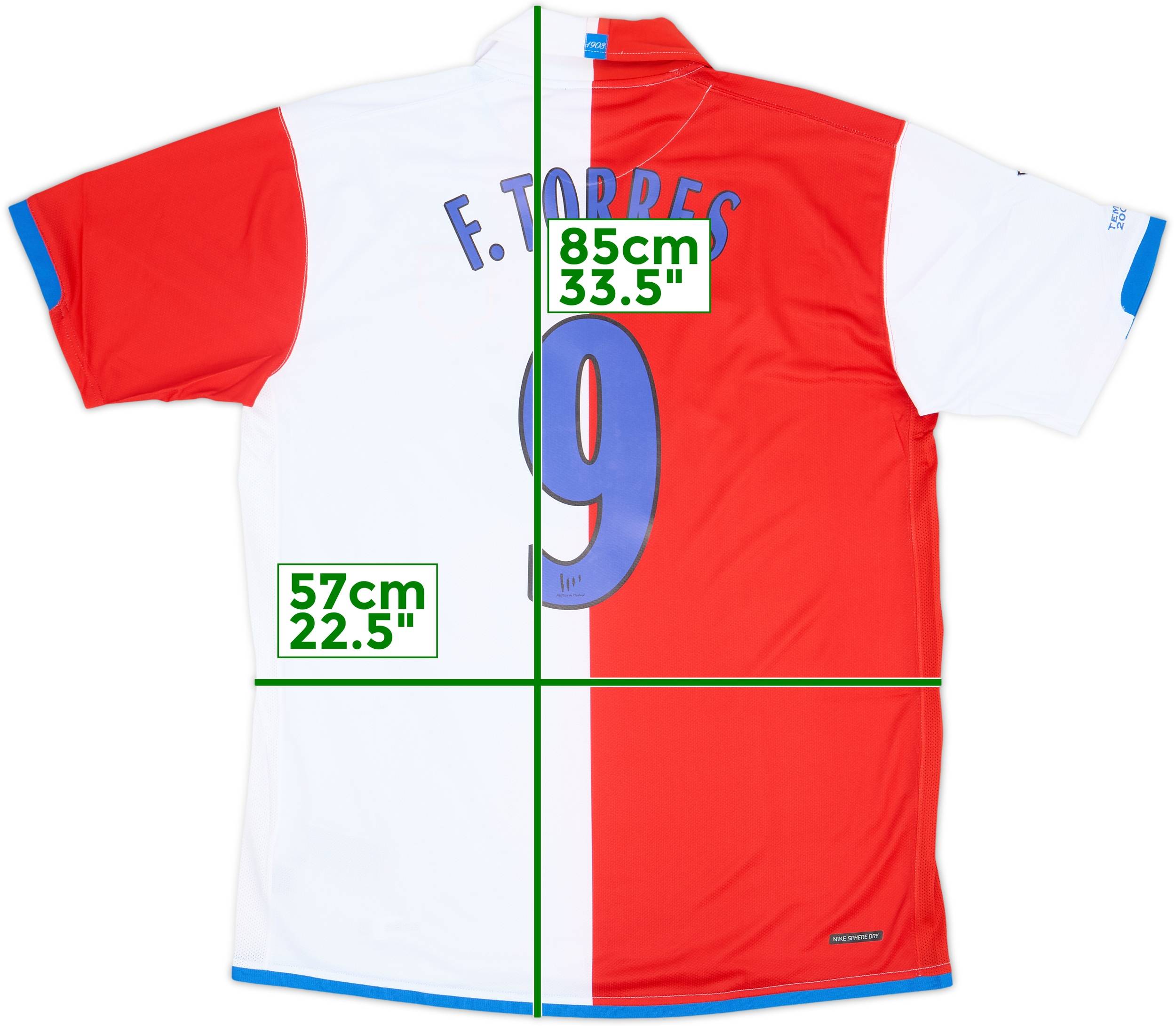 2006-07 Atletico Madrid Home Shirt F.Torres #9 (XL)