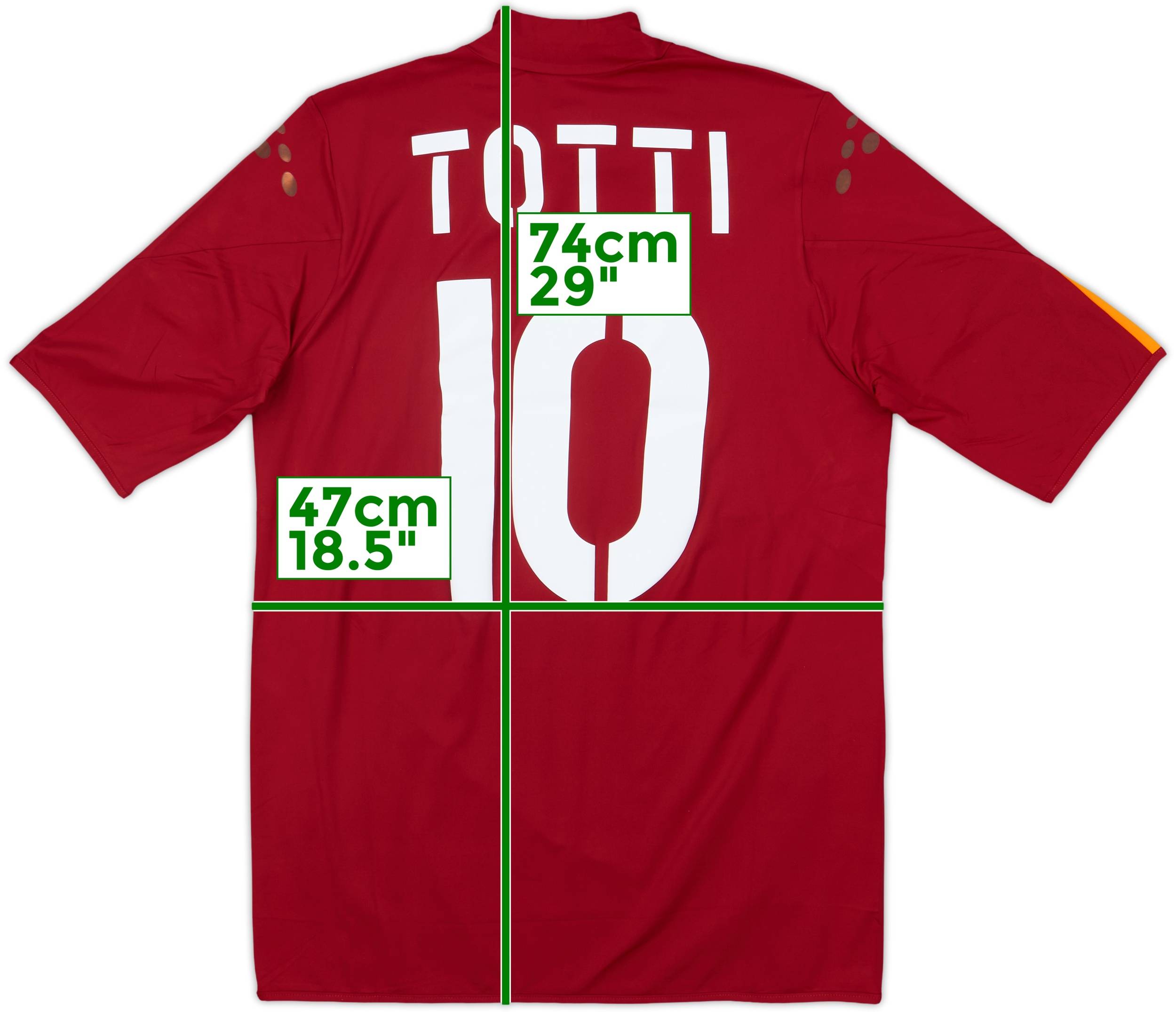 2004-05 Roma Home Shirt Totti #10 (M)