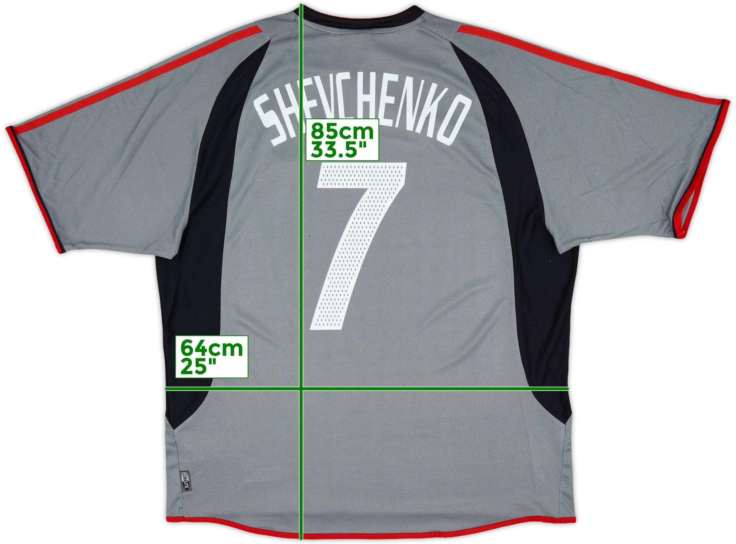 2003-04 AC Milan Third Shirt Shevchenko #7 (XL)