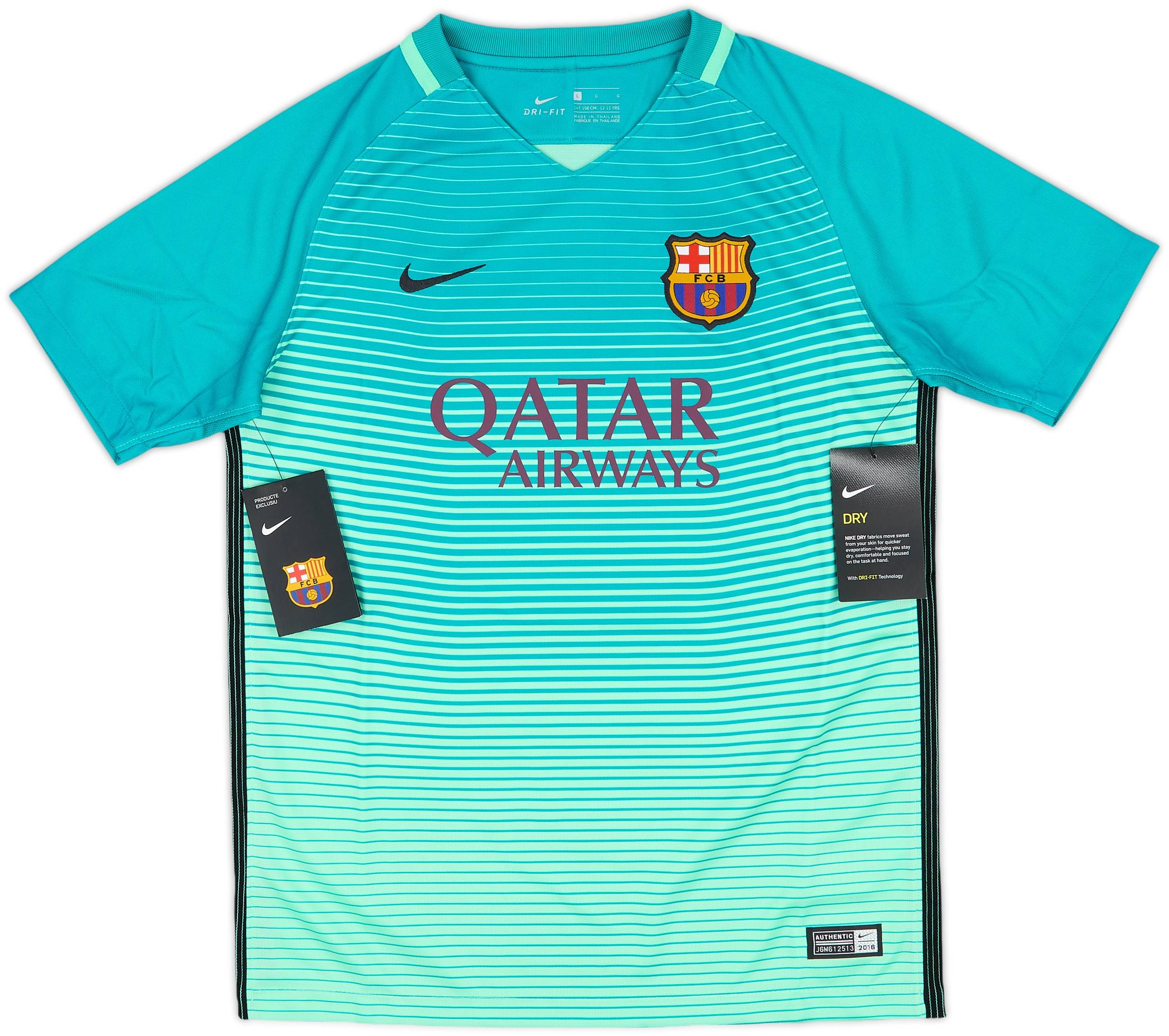 2016-17 Barcelona Third Shirt (L.Boys)