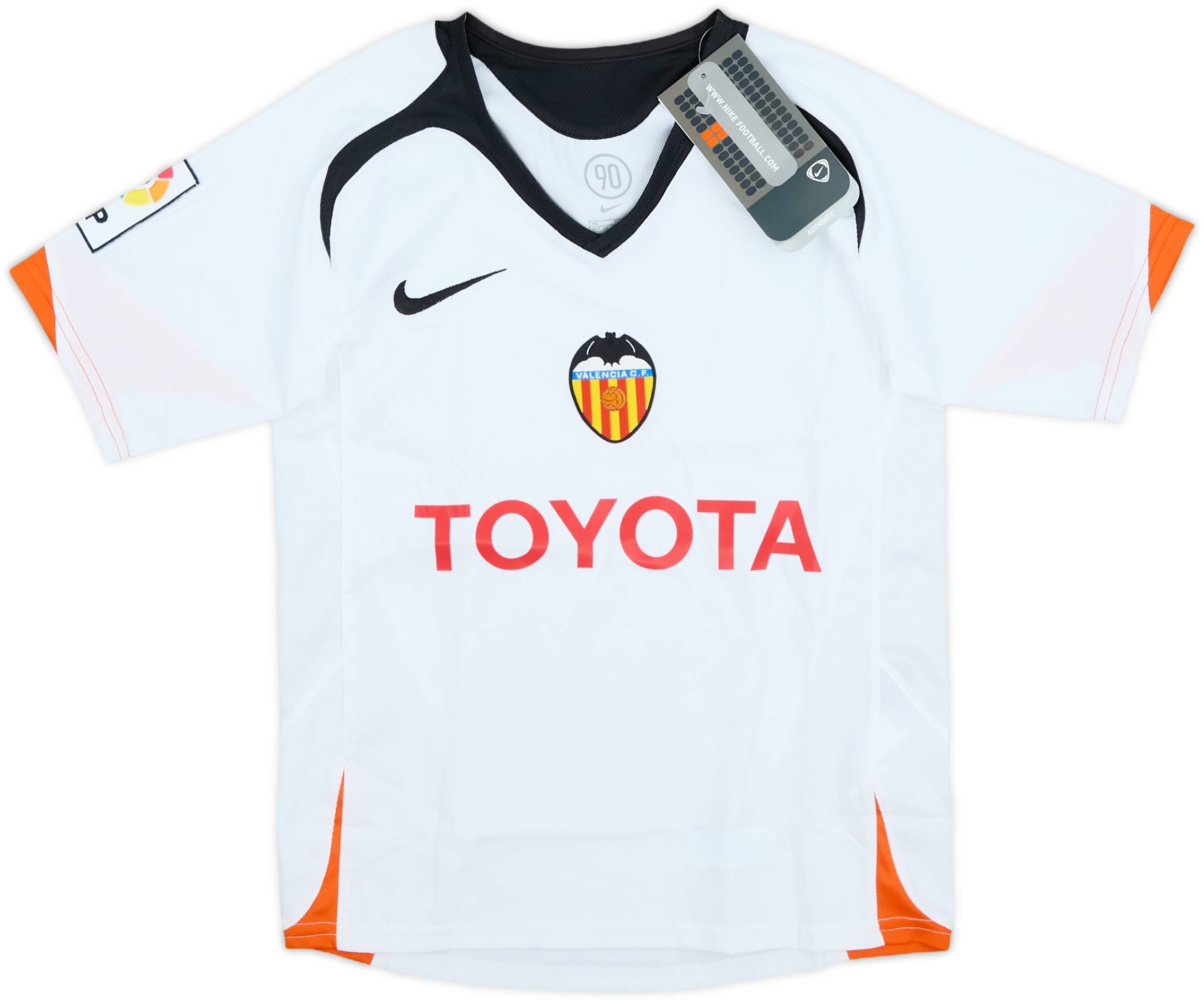 2005-06 Valencia Home Shirt (6-7 Years)