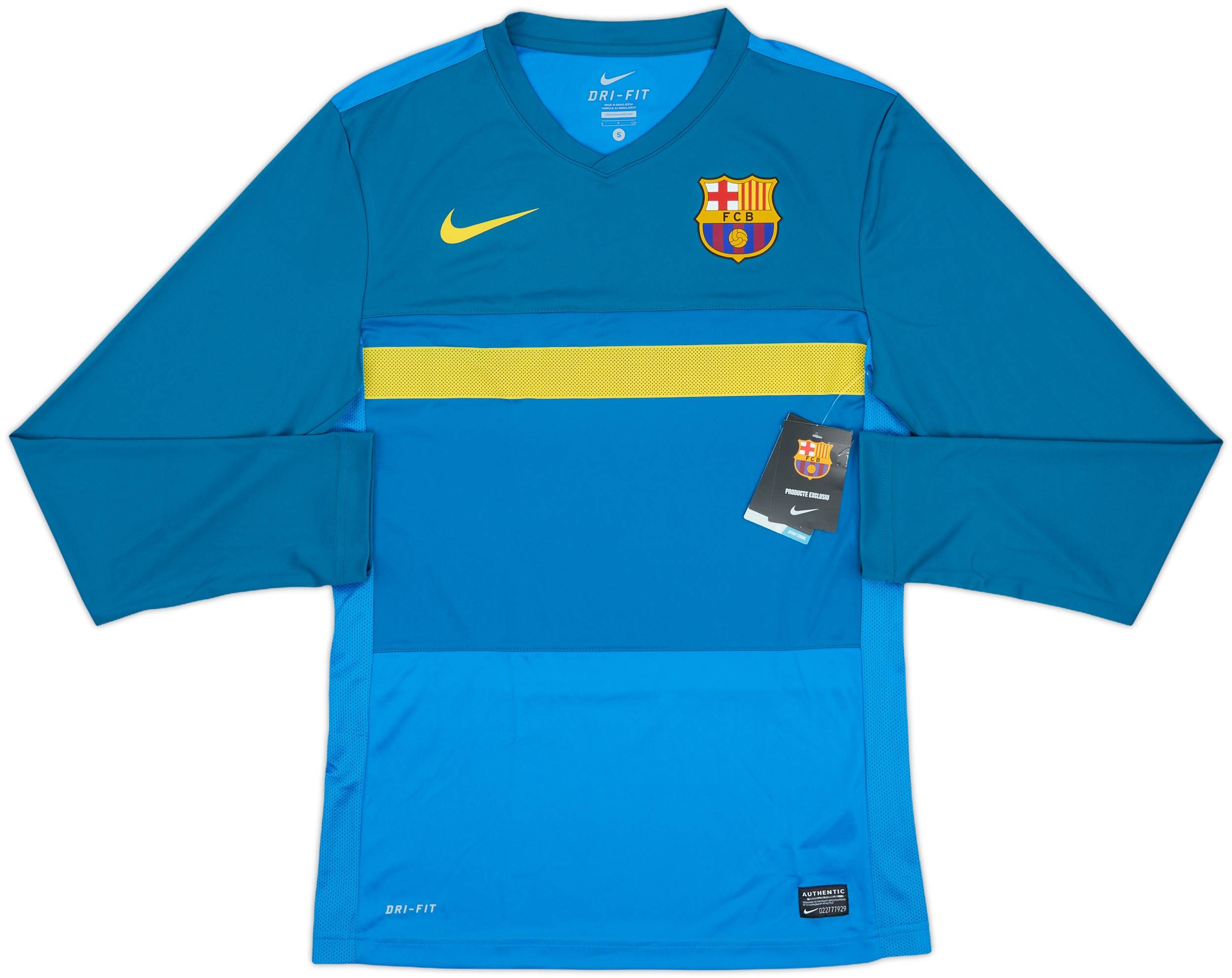 【希少】FC Barcelona NIKE Dri-FIT シャツ2011/12 2011-12 Barcelona Nike Training Shirt - 8/10 - (M)