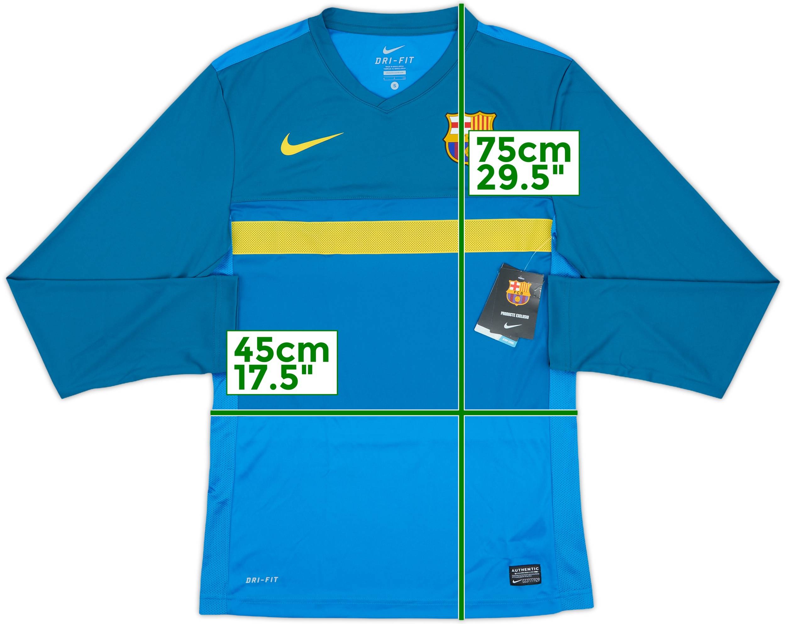2011-12 Barcelona Nike Training L/S Shirt (S)
