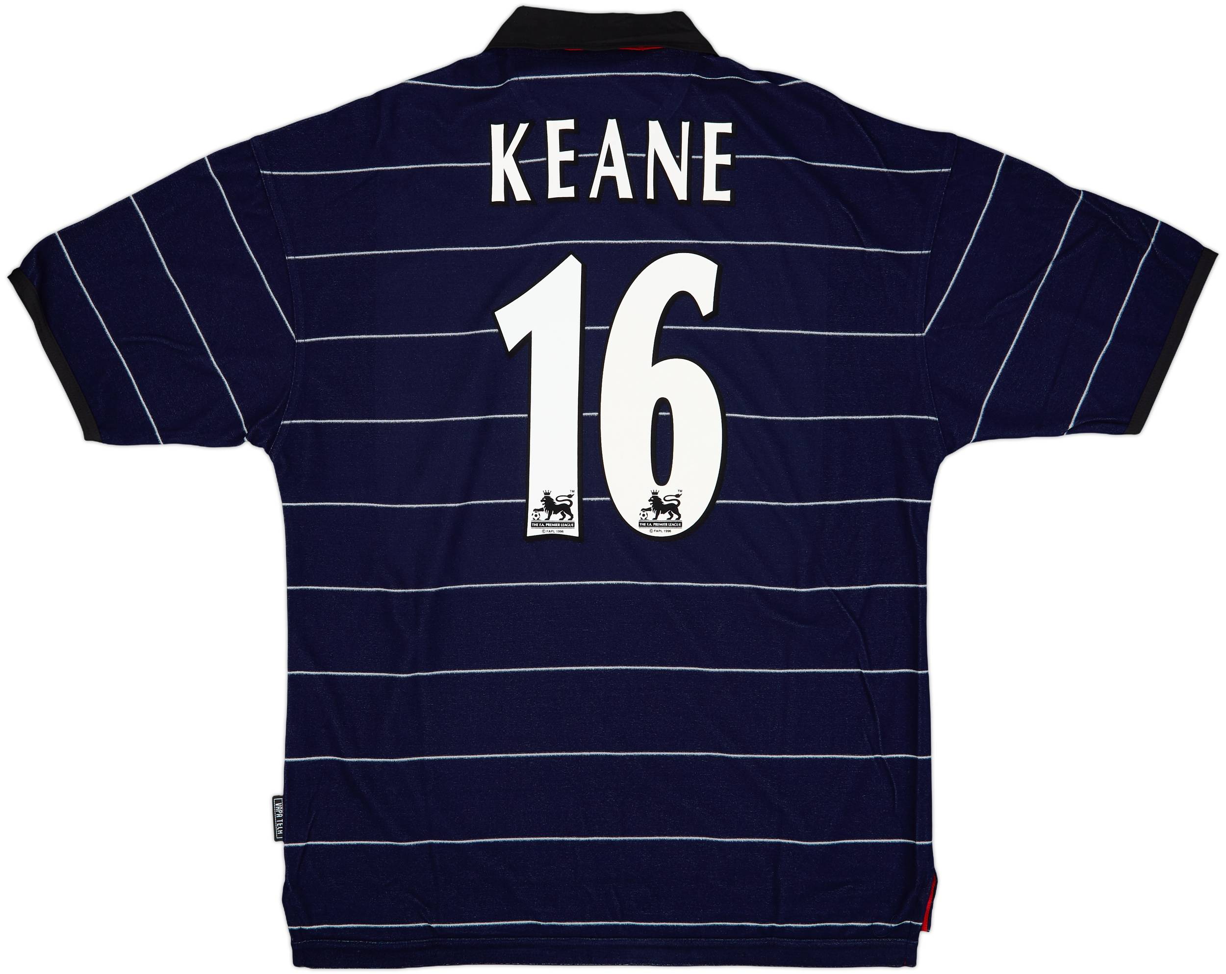 1999-00 Manchester United Away Shirt Keane #16 (L)