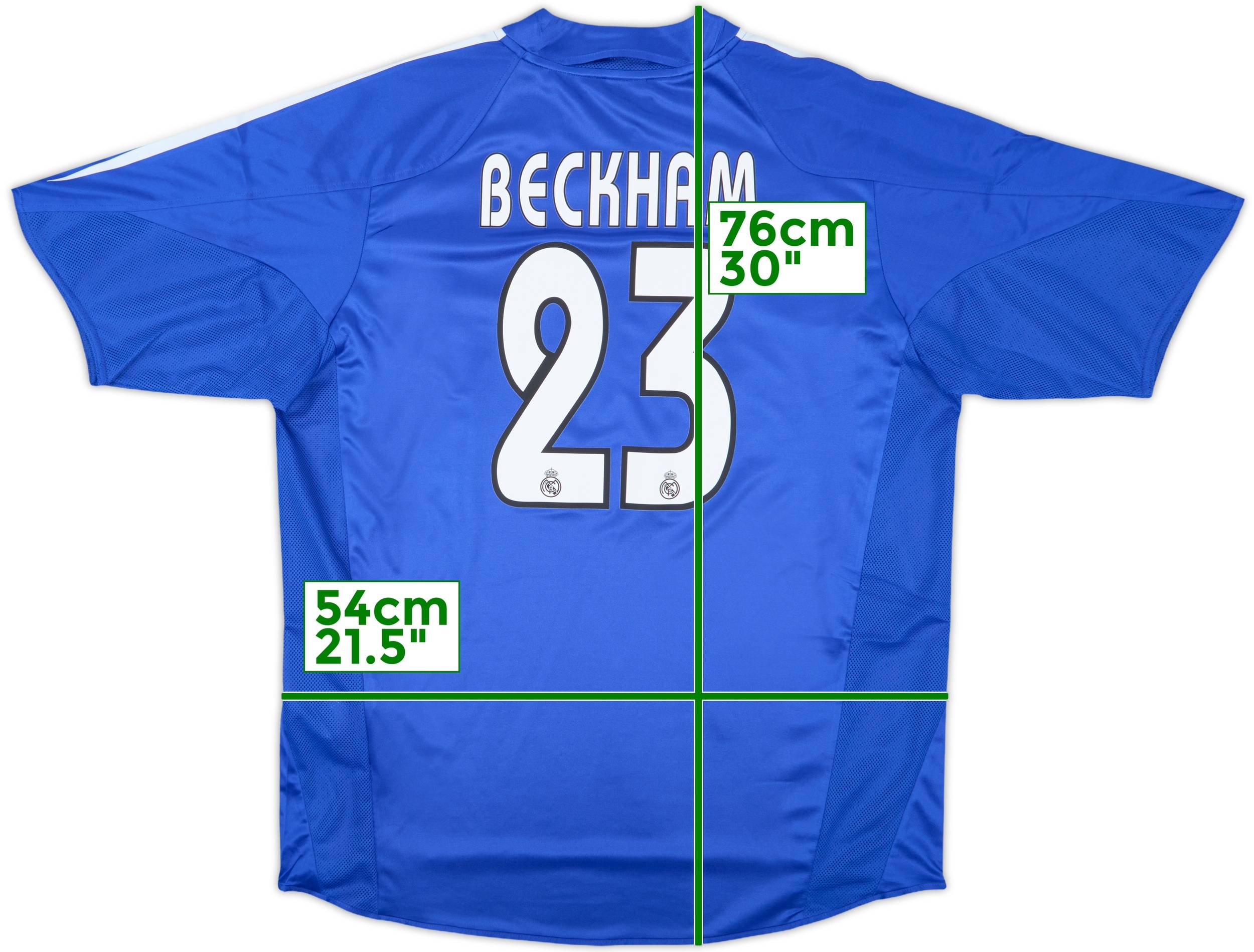 2004-05 Real Madrid Third Shirt Beckham #23 (L)