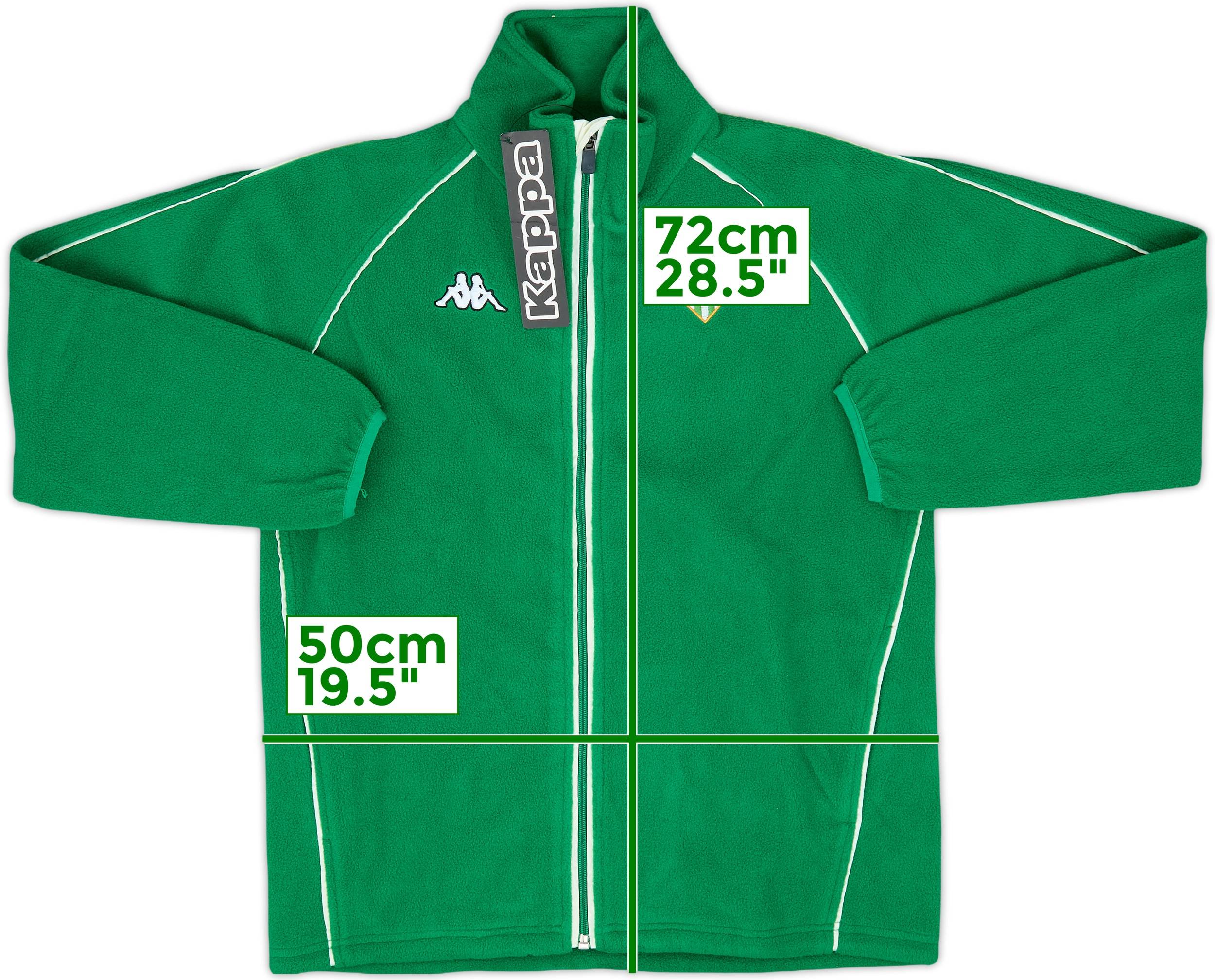 2005-06 Real Betis Kappa Fleece Jacket (XL.Boys)