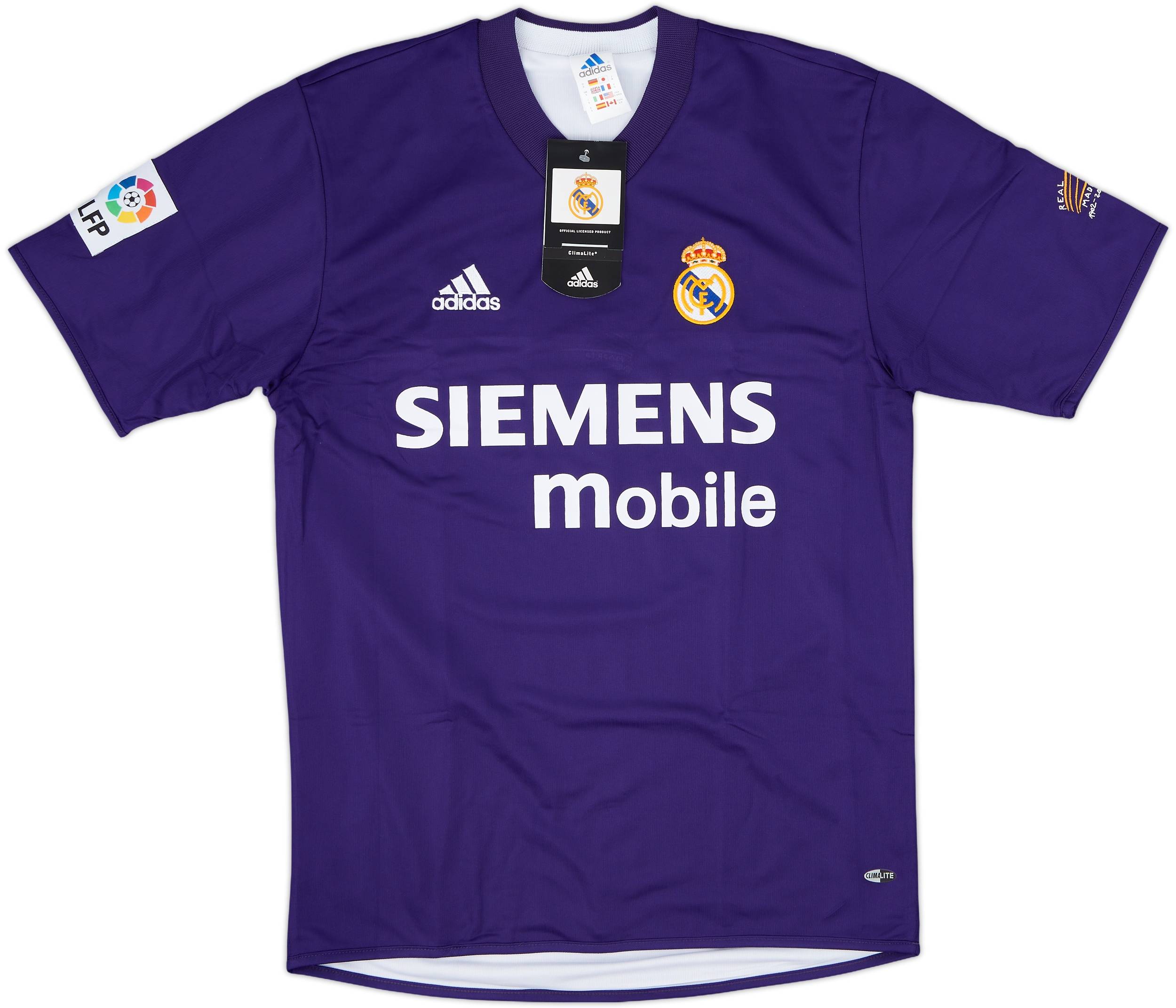 2002-03 Real Madrid Centenary Third Shirt Zidane #5 (S)