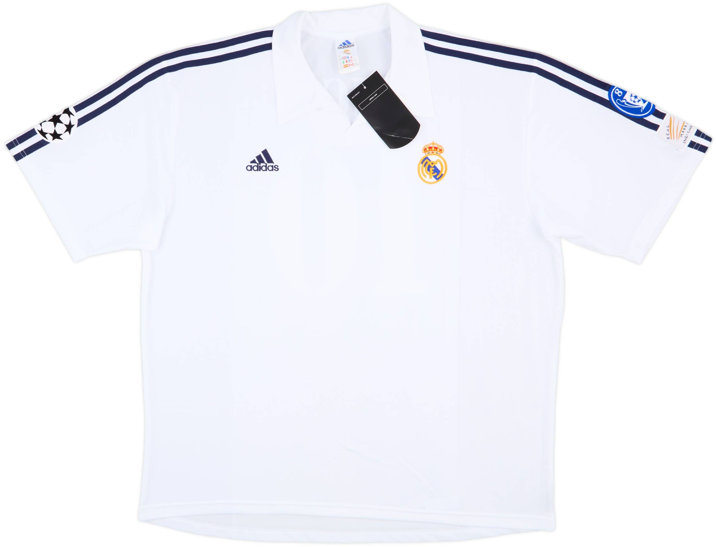 2001 Real Madrid Home Shirt Figo #10 (XXL)