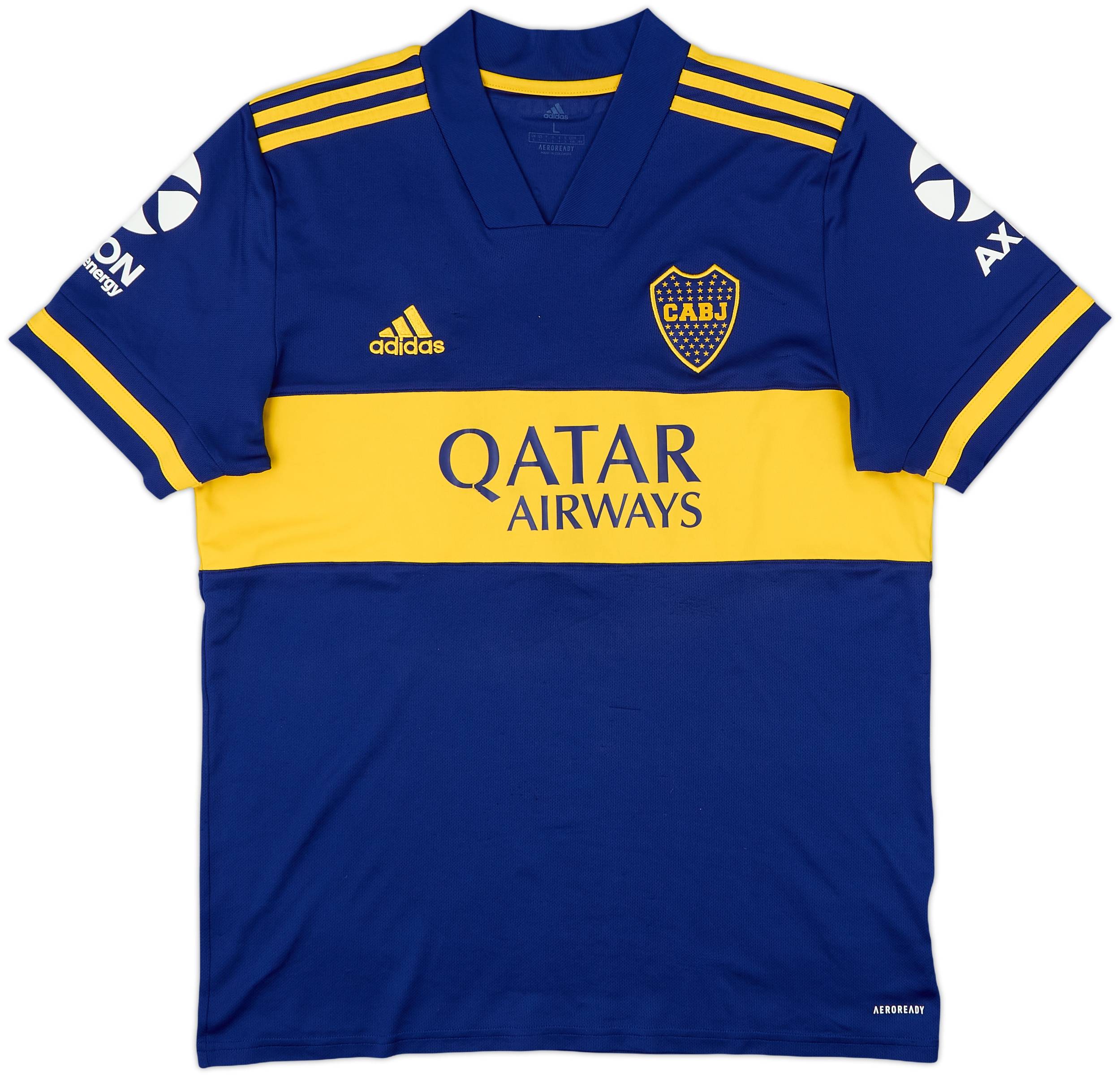 2020-21 Boca Juniors Home Shirt Carlitos #10 - 6/10 - (L)