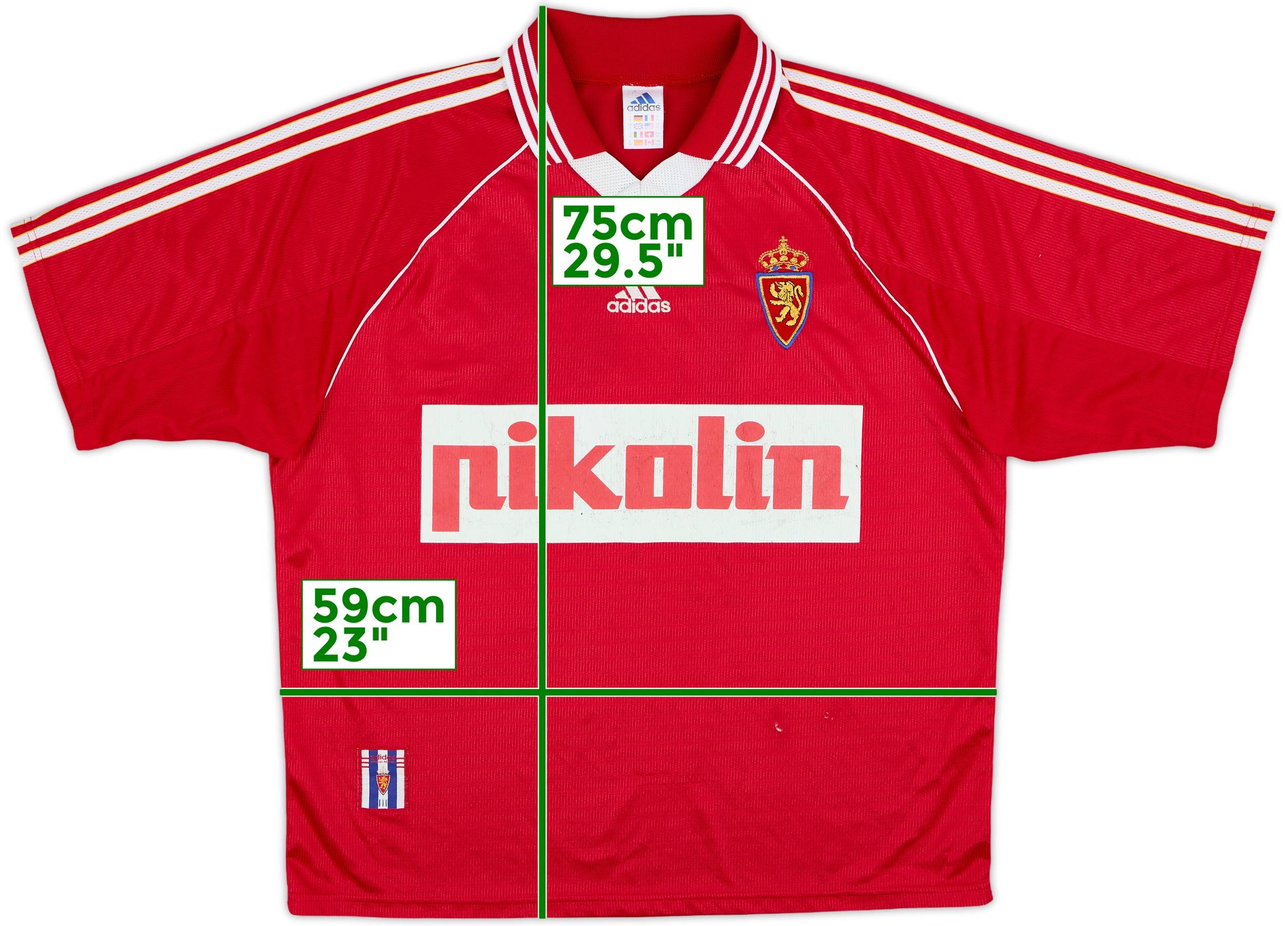 1998-99 Real Zaragoza Third Shirt #19 - 7/10 - (XL)