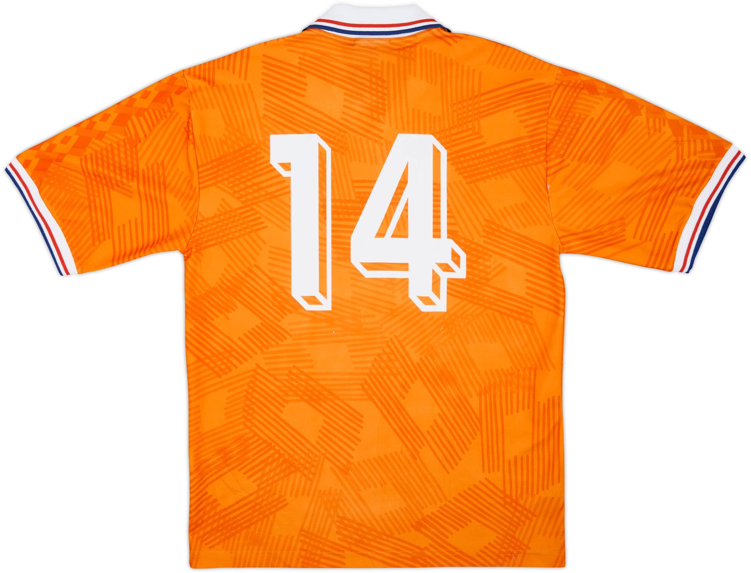 1992-94 Netherlands Match Issue Home Shirt #14