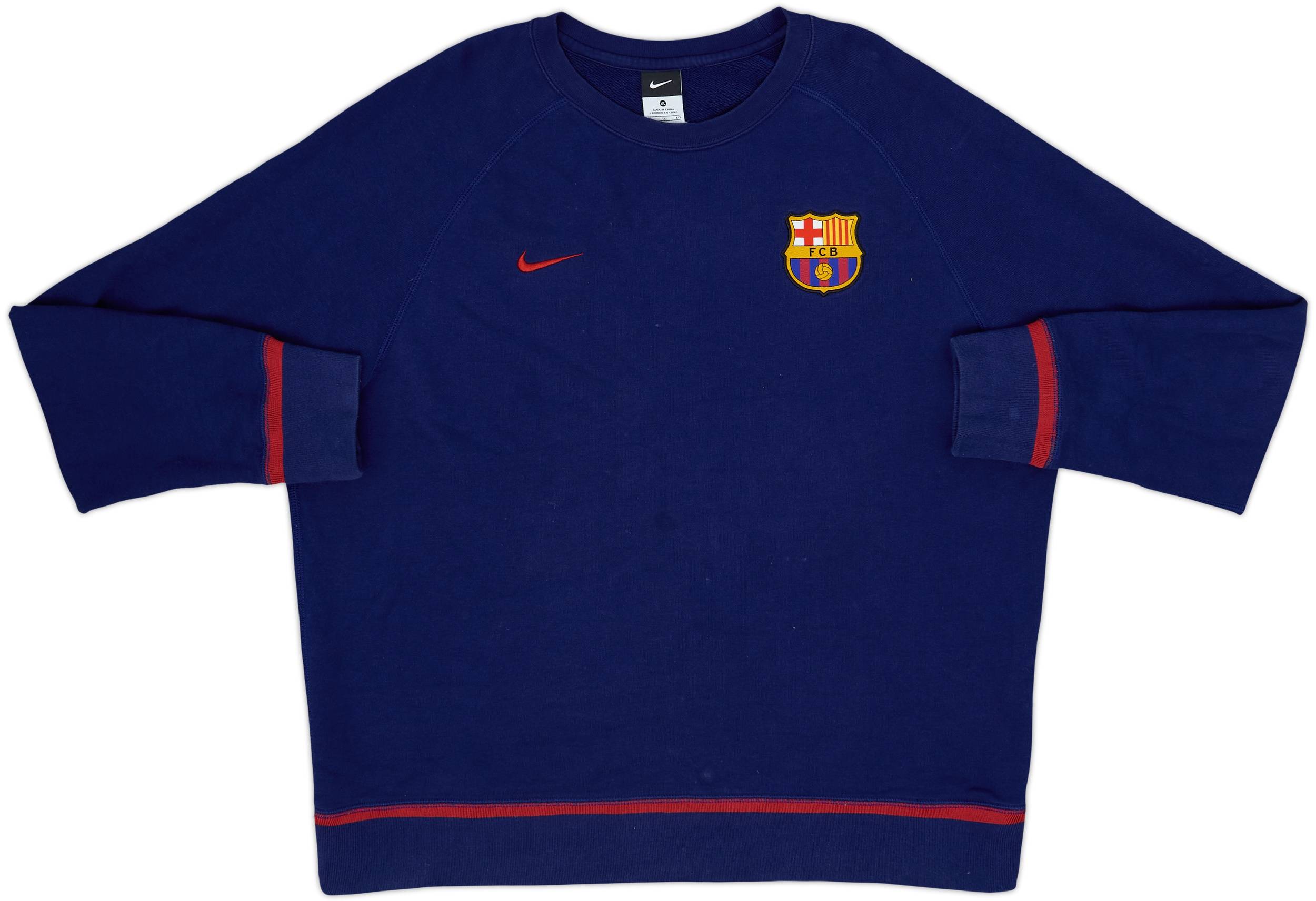2016-17 Barcelona Nike Sweat Top - 7/10 - (XL)