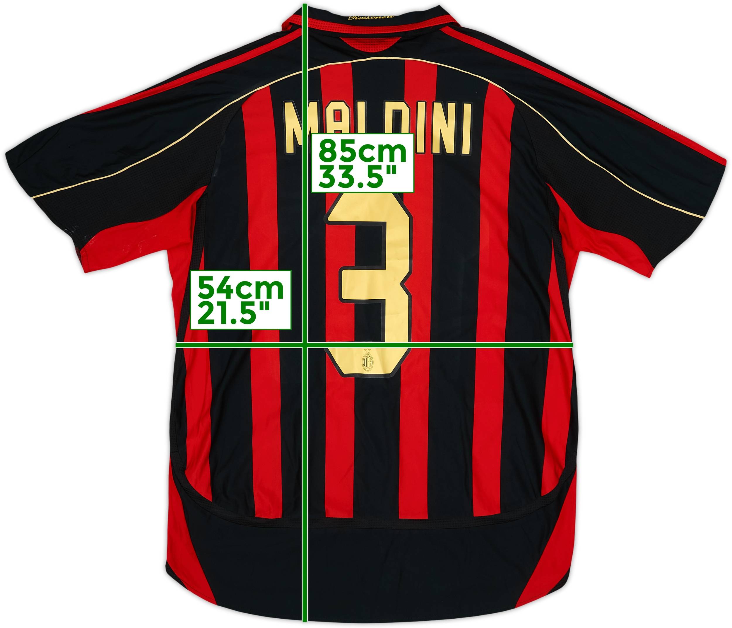 レア品‼️ACミラン MALDINI 3番 引退仕様 ACミラン MALDINI 3番 引退仕様