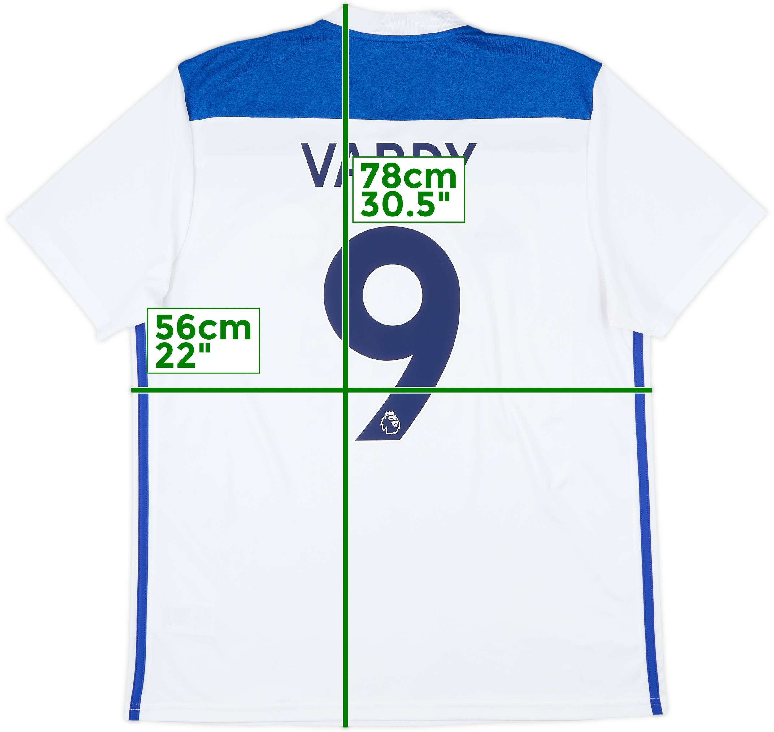 レスター・シティ VARDY 9 正規品 Adidas Leicester City 22/23 Vardy #9 Home Jersey (US M Size
