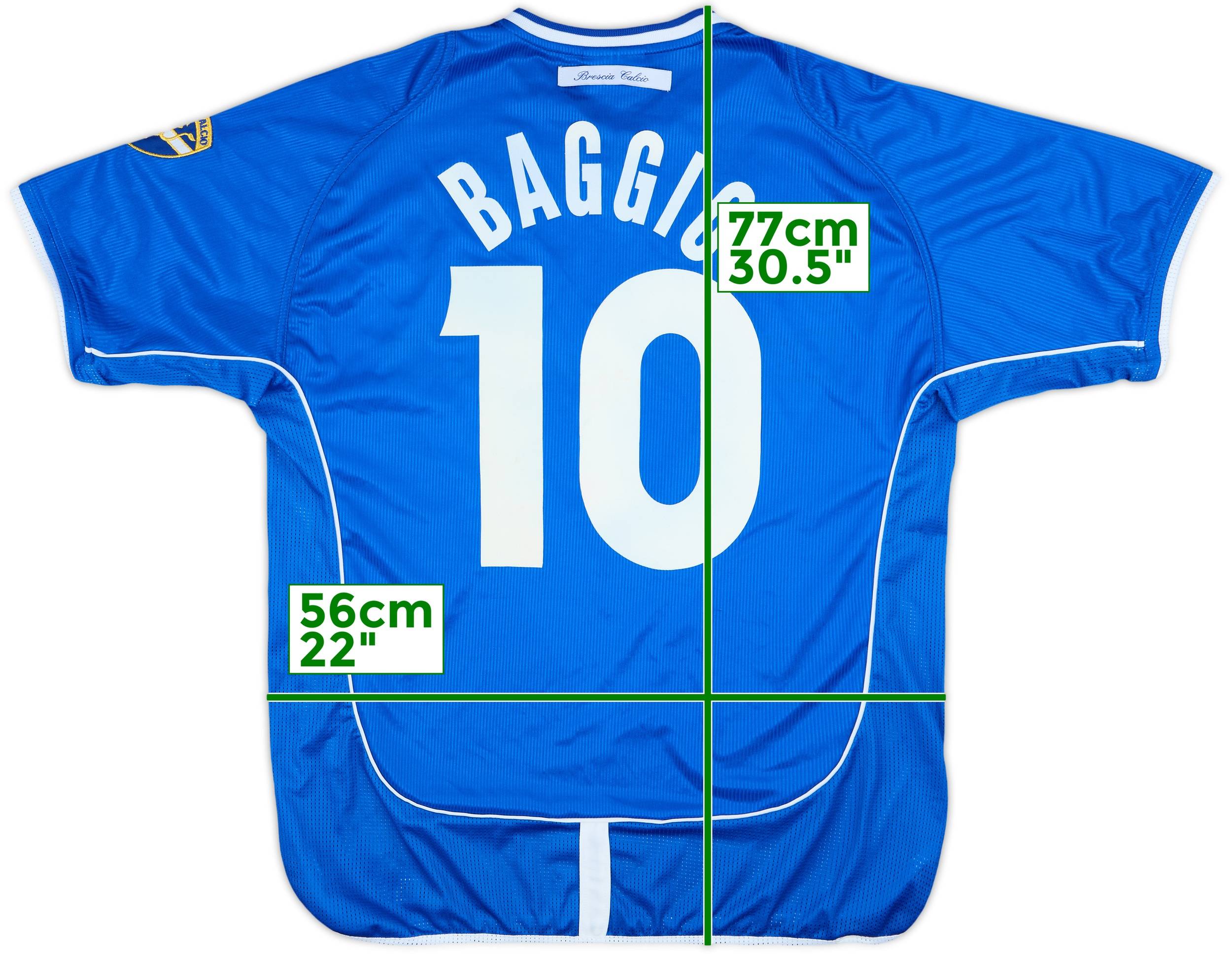 2002-03 Brescia Home Shirt Baggio #10 - 8/10 - (M)