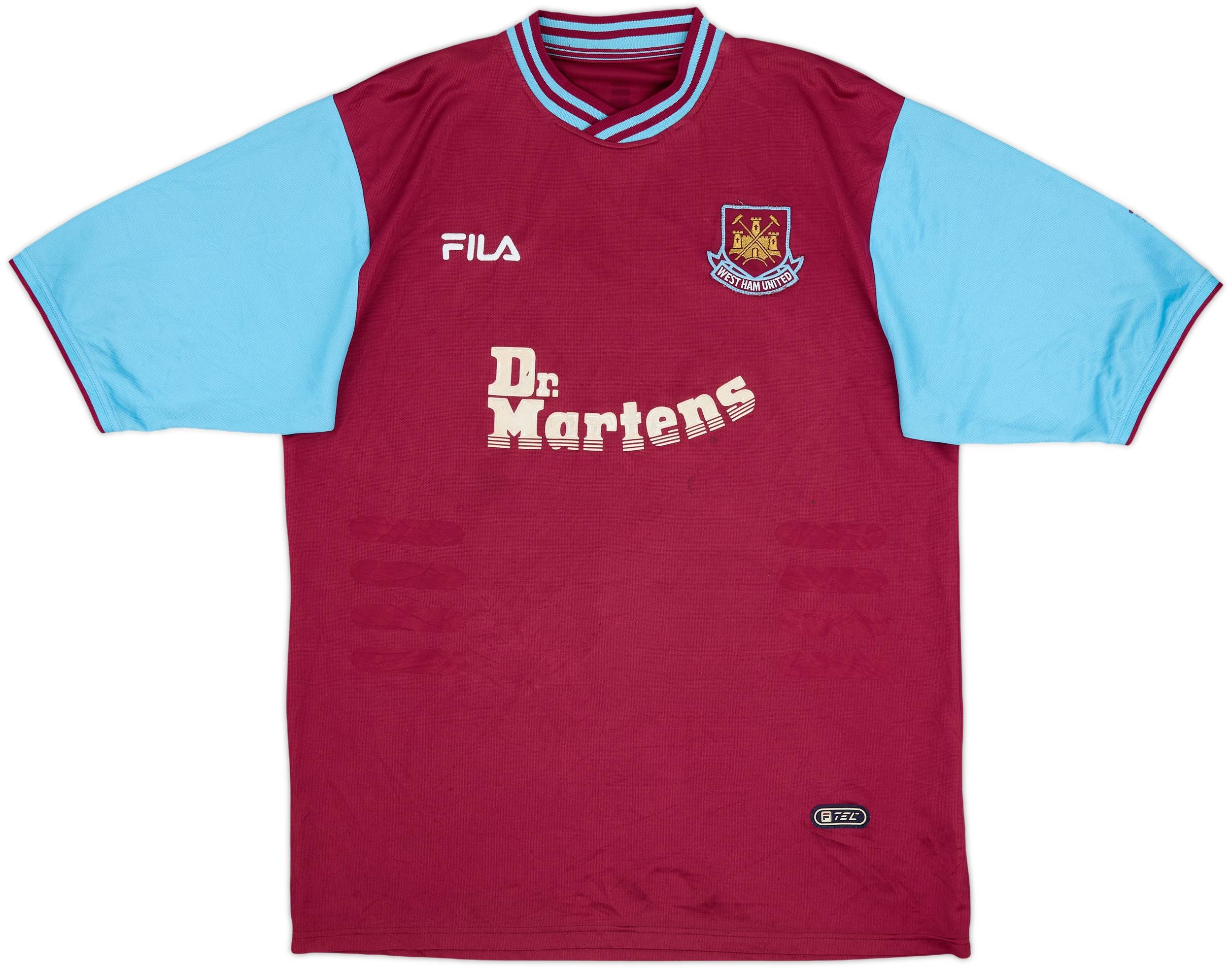 2001-03 West Ham Home Shirt Di Canio #10 - 7/10 - (L)