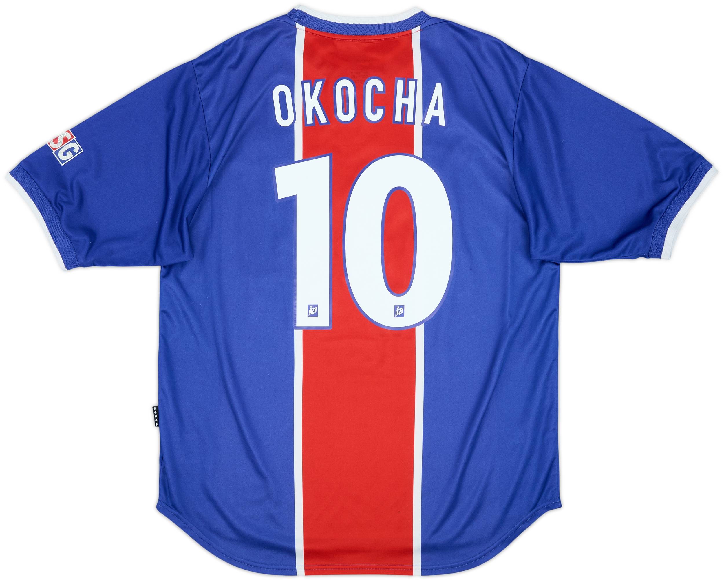 1999-00 Paris Saint-Germain Home Shirt Okocha #10 - 5/10 - (L)