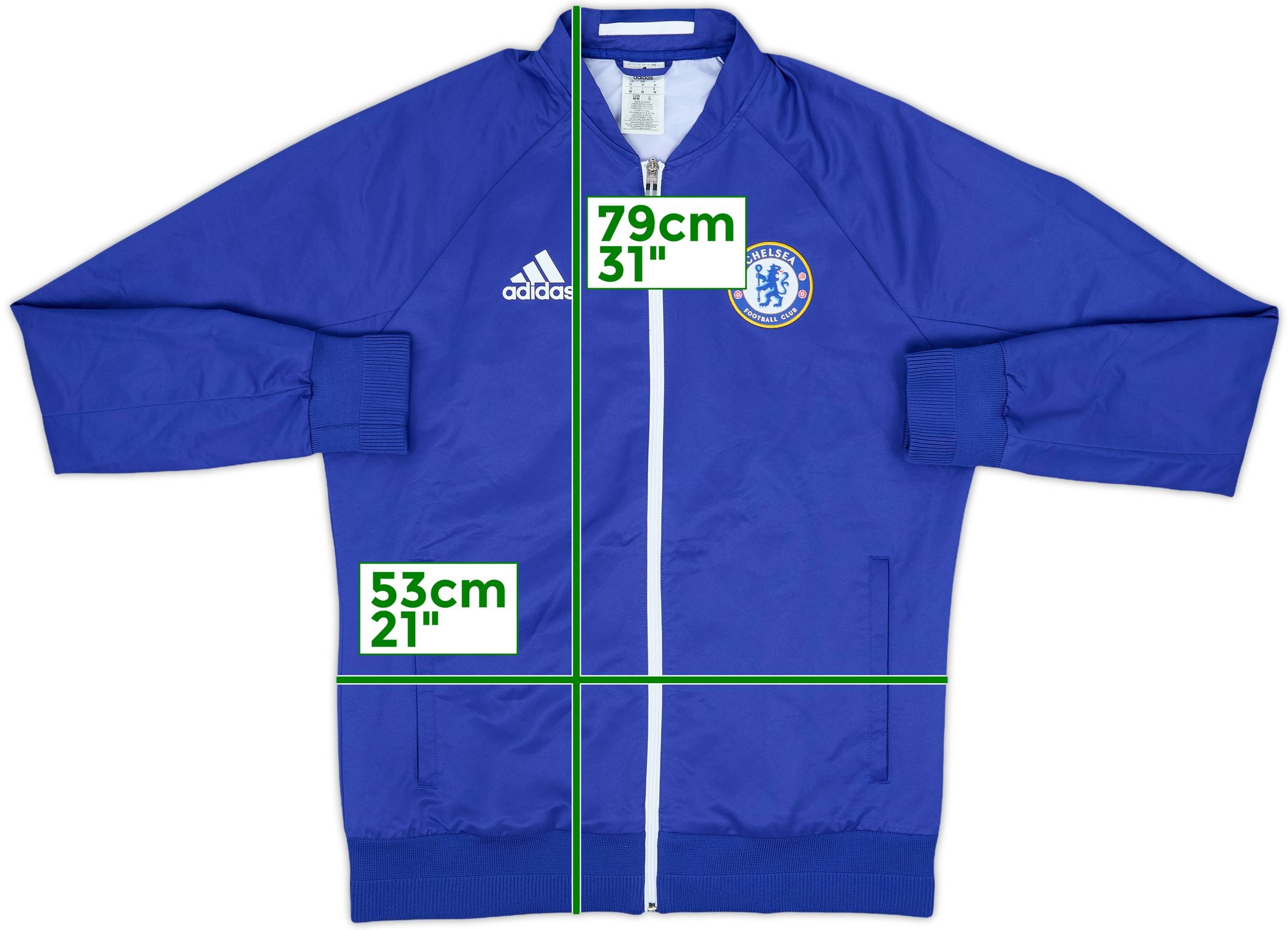 2015-16 Chelsea adidas Track Jacket - 10/10 - (M)