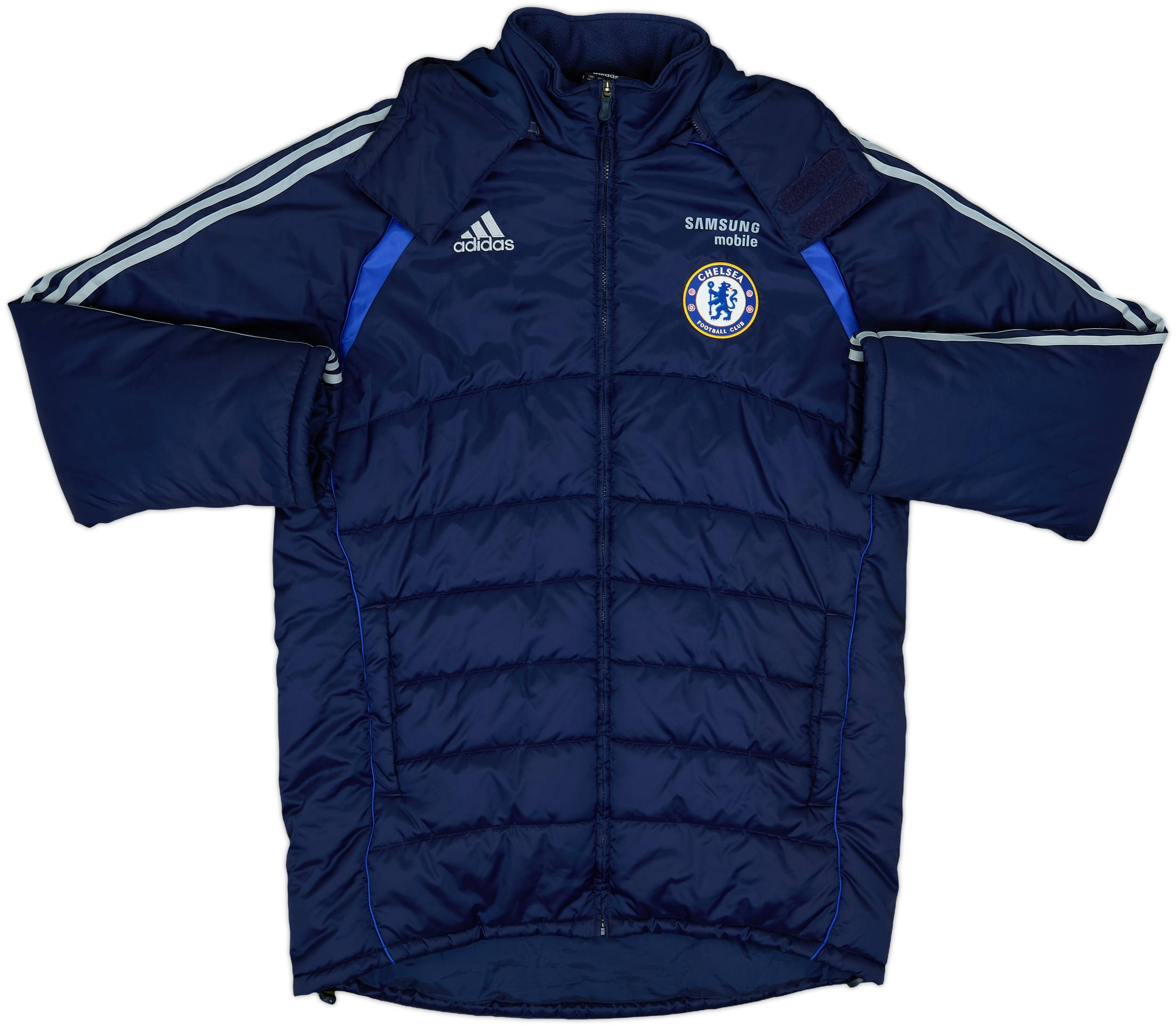 adidas Chelsea FC adidas ダウンジャケット 2006-07 Chelsea adidas Padded Bench Coat - 10/10 - (M)