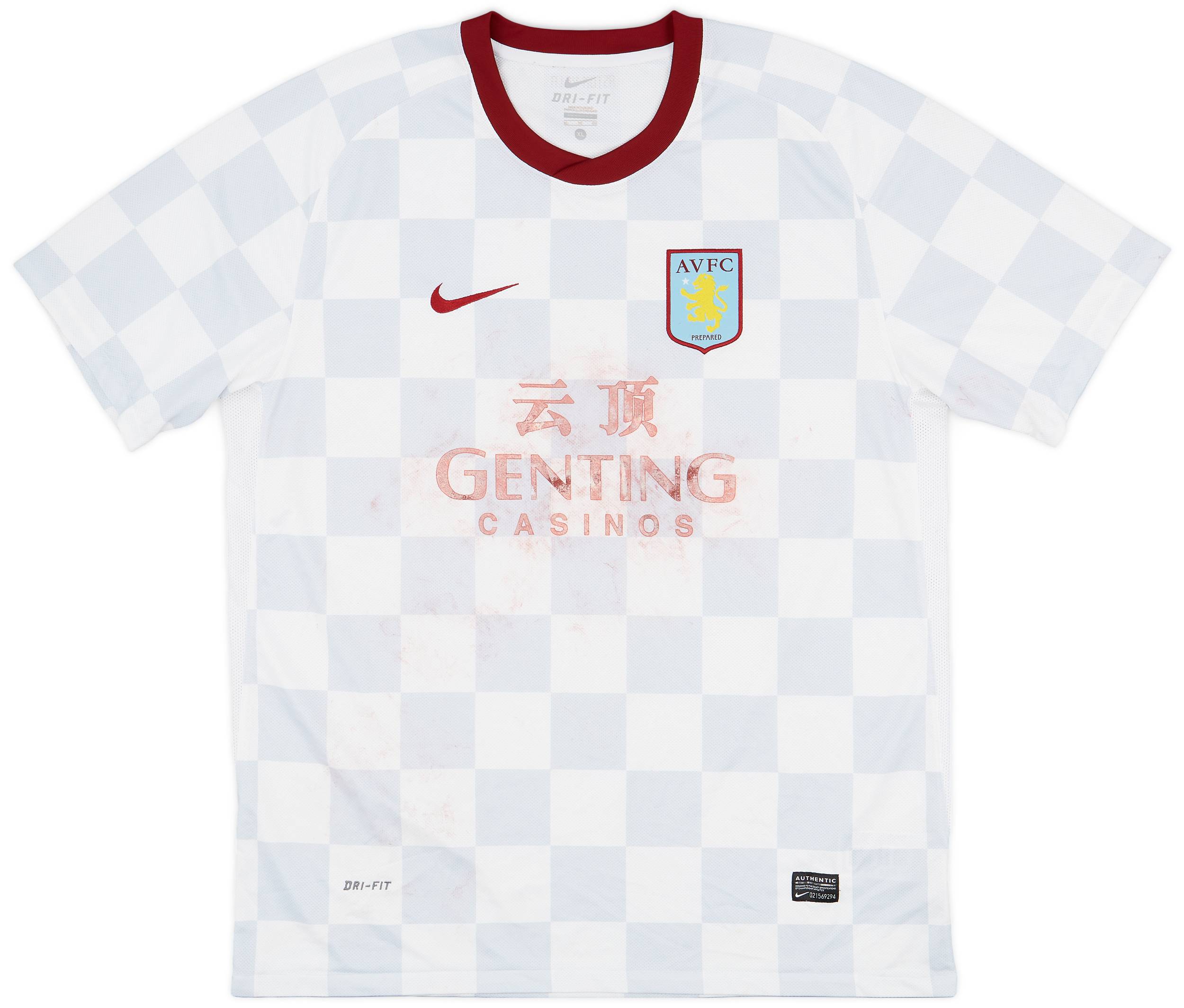 2011-12 Aston Villa Away Shirt - 4/10 - (XL)