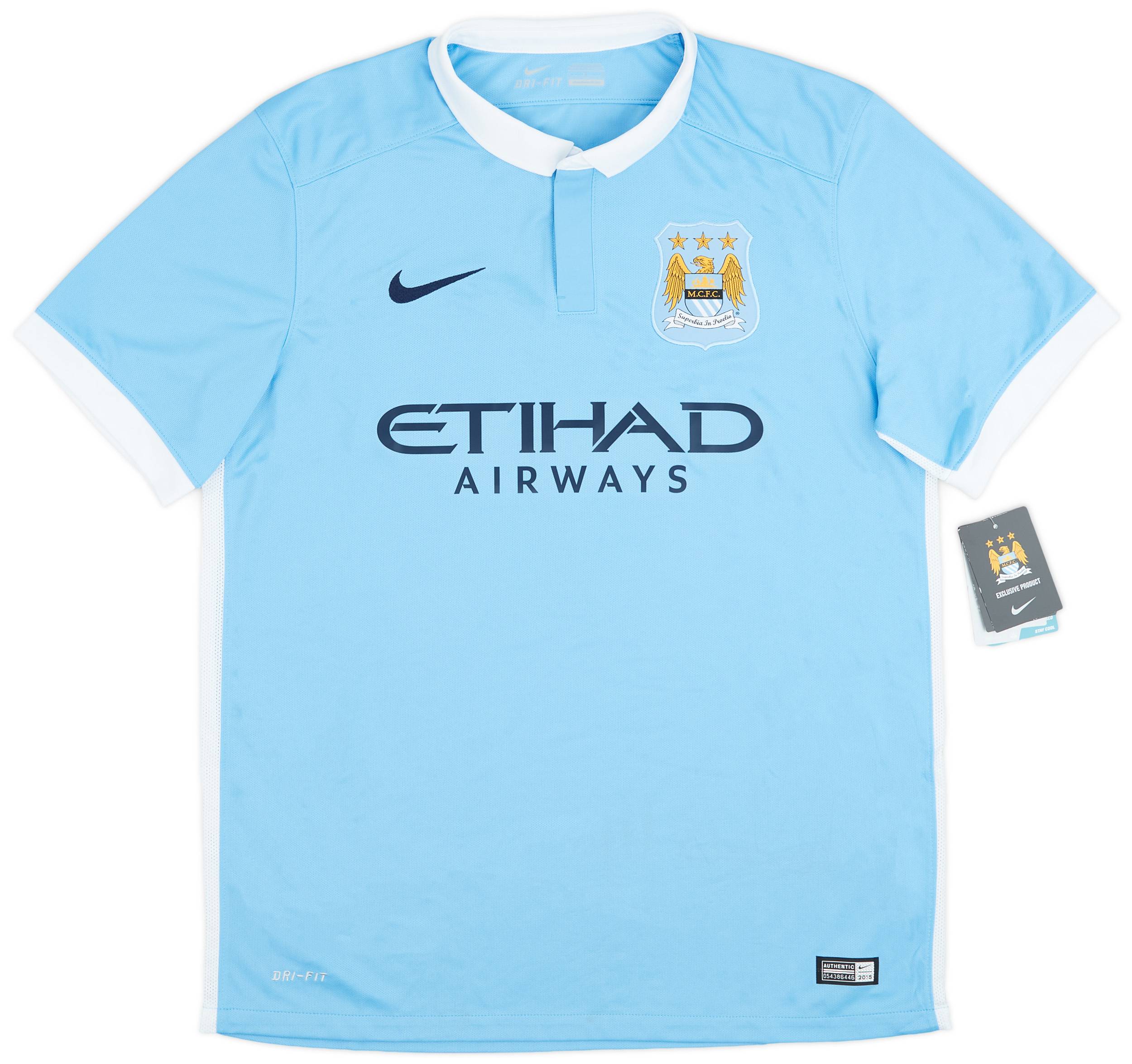 2015-16 Manchester City Home Shirt (L)