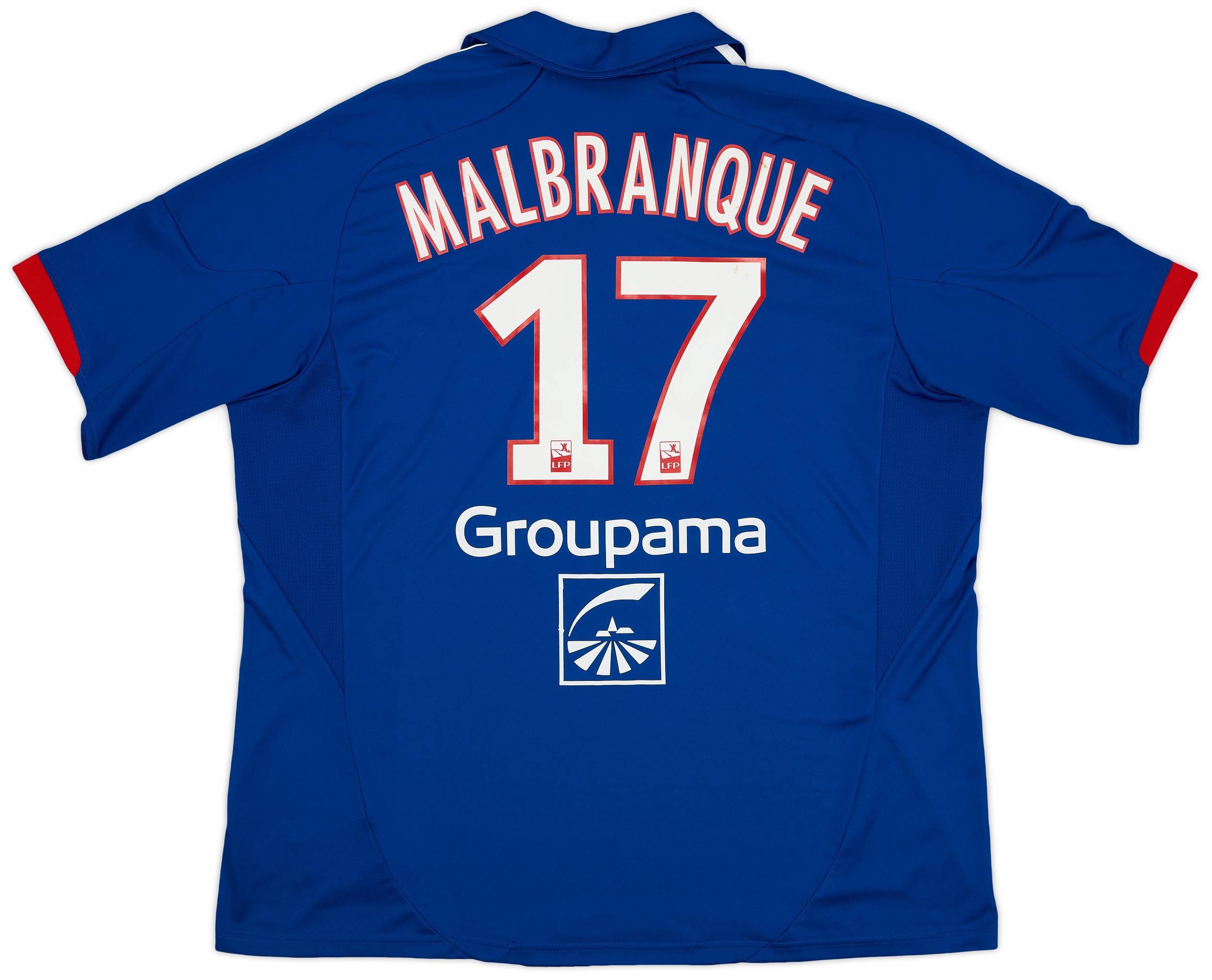 2012-13 Lyon Away Shirt Malbranque #17 - 6/10 - (XXL)