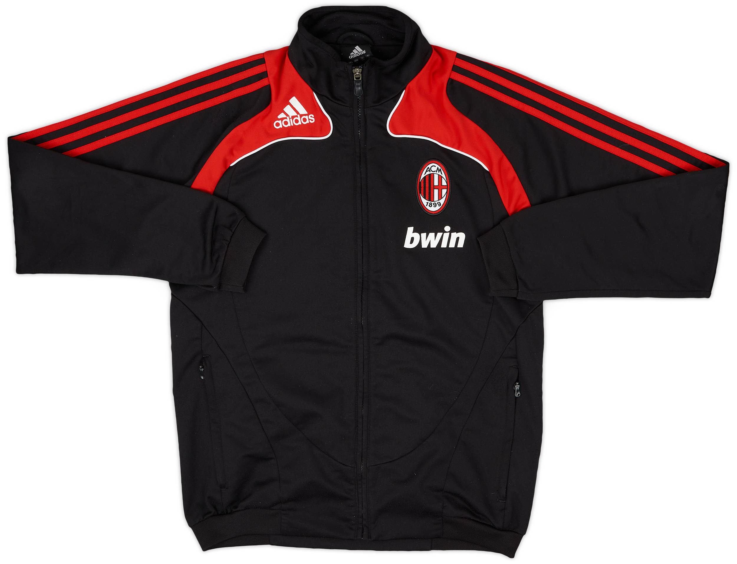2008-09 AC Milan adidas Track Jacket - 8/10 - (S)