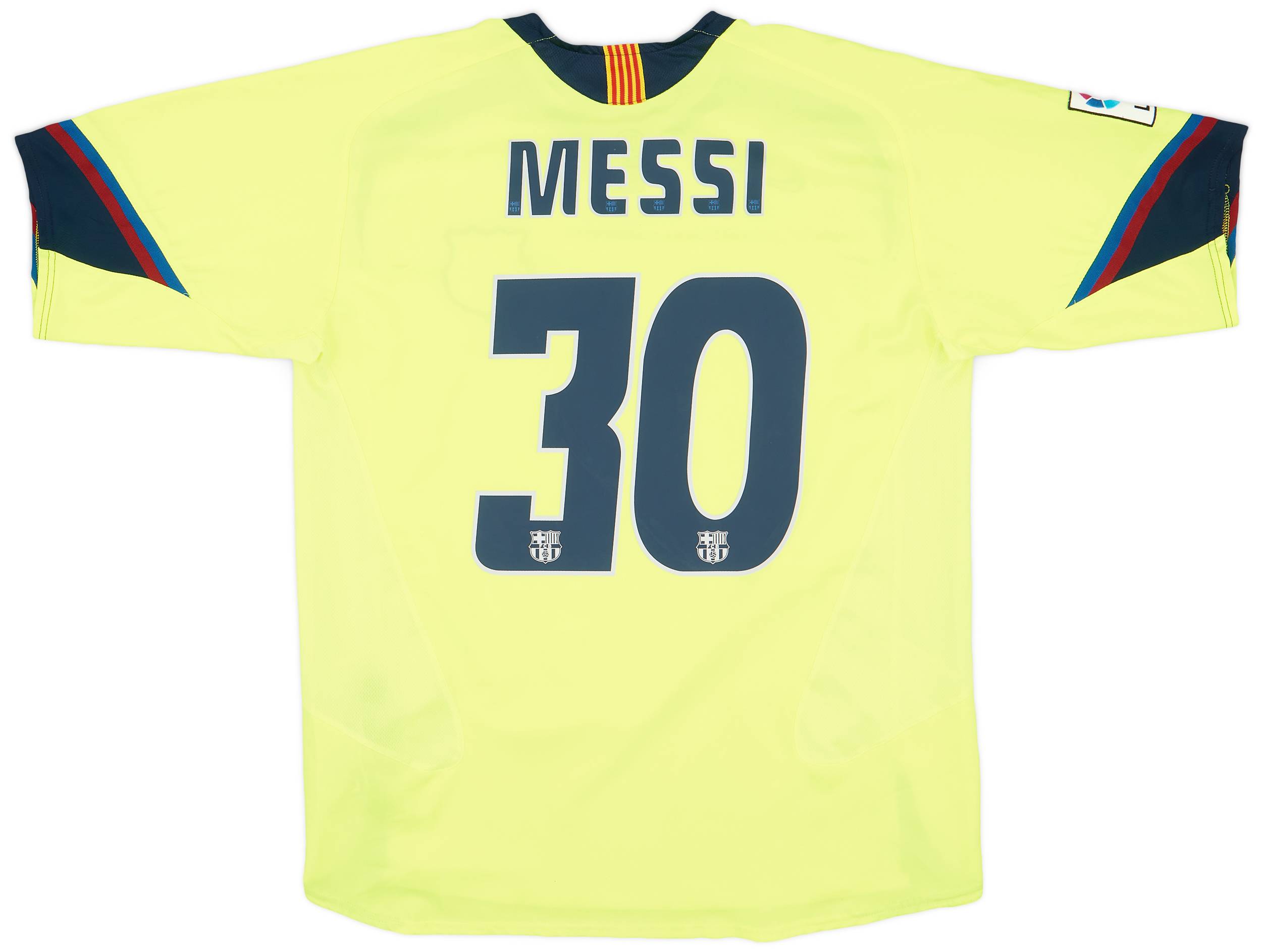 2005-06 Barcelona Away Shirt Messi #30 - 9/10 - (L)