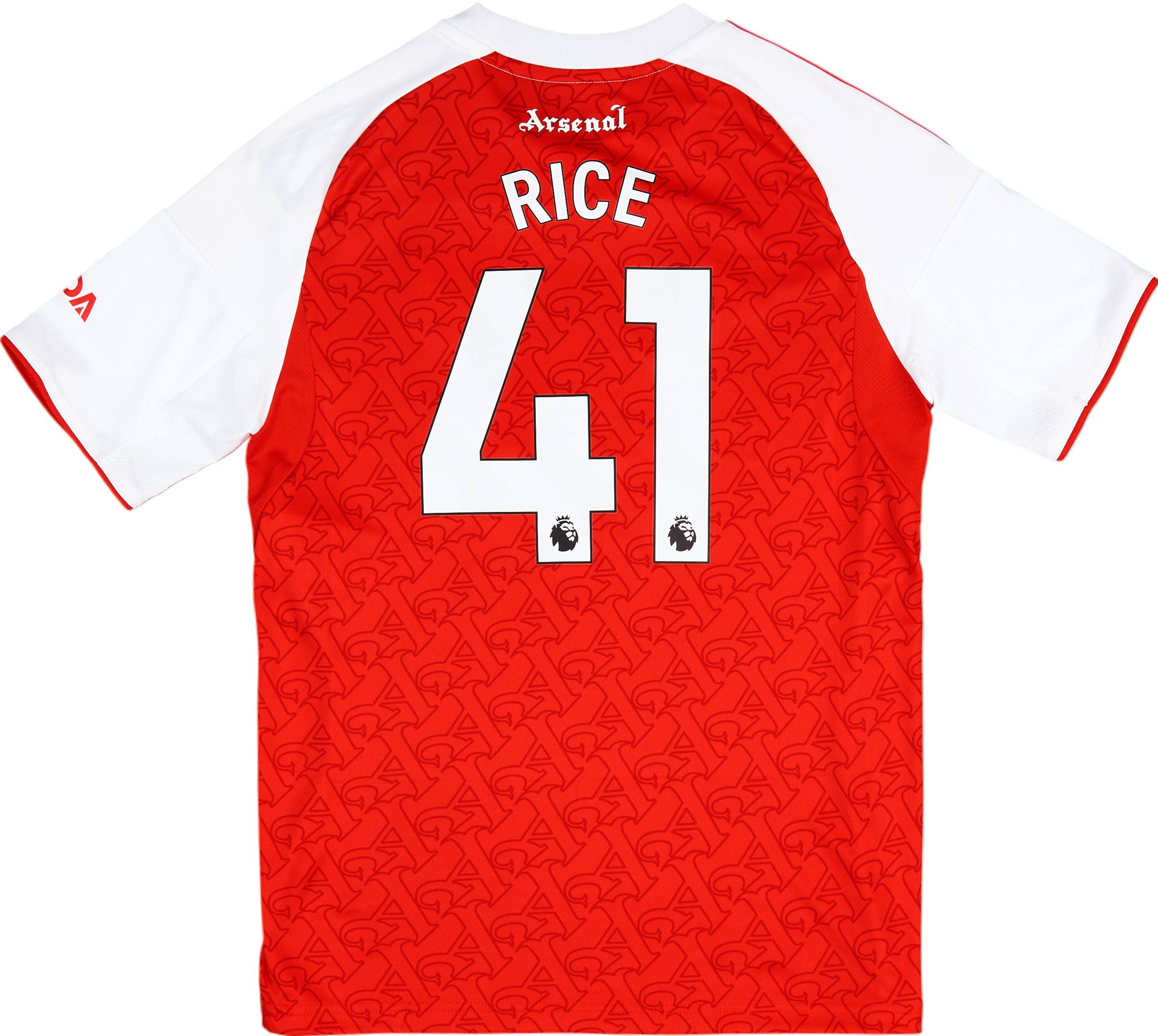 2025-26 Arsenal Home Shirt Rice #41 (KIDS)
