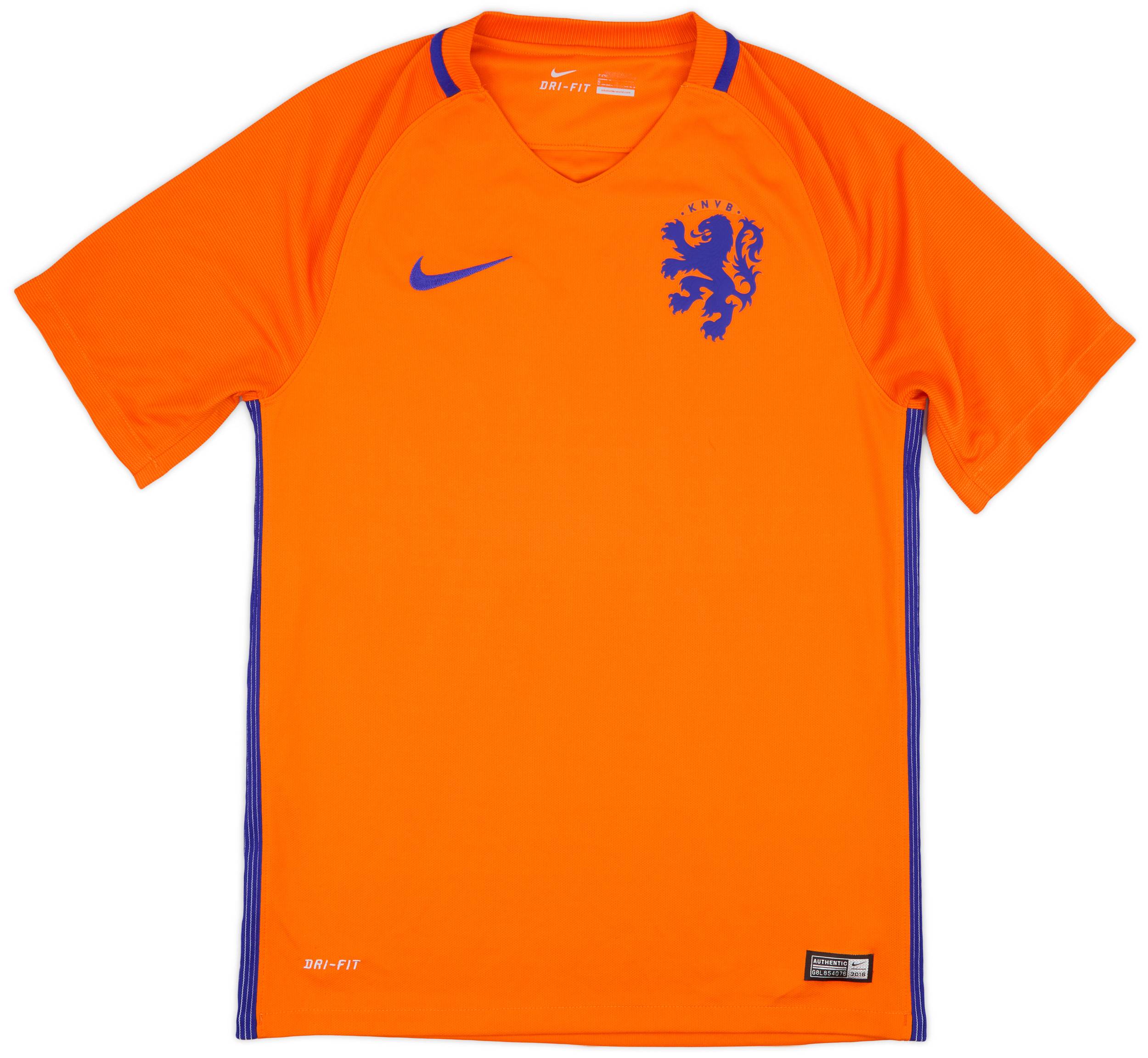 2016-18 Netherlands Home Shirt - 9/10 - (S)