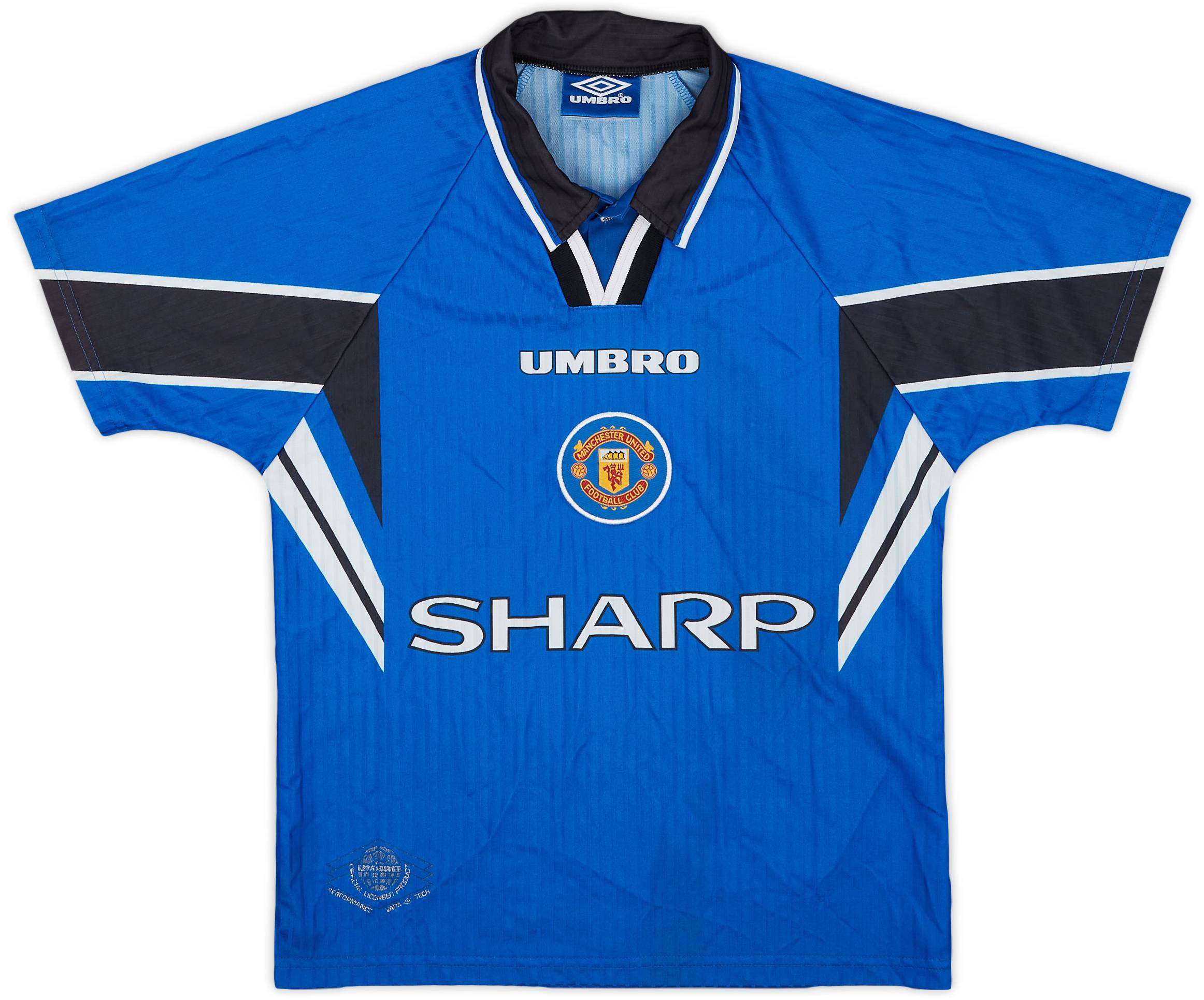 1996-98 Manchester United Third Shirt - 8/10 - (L.Boys)