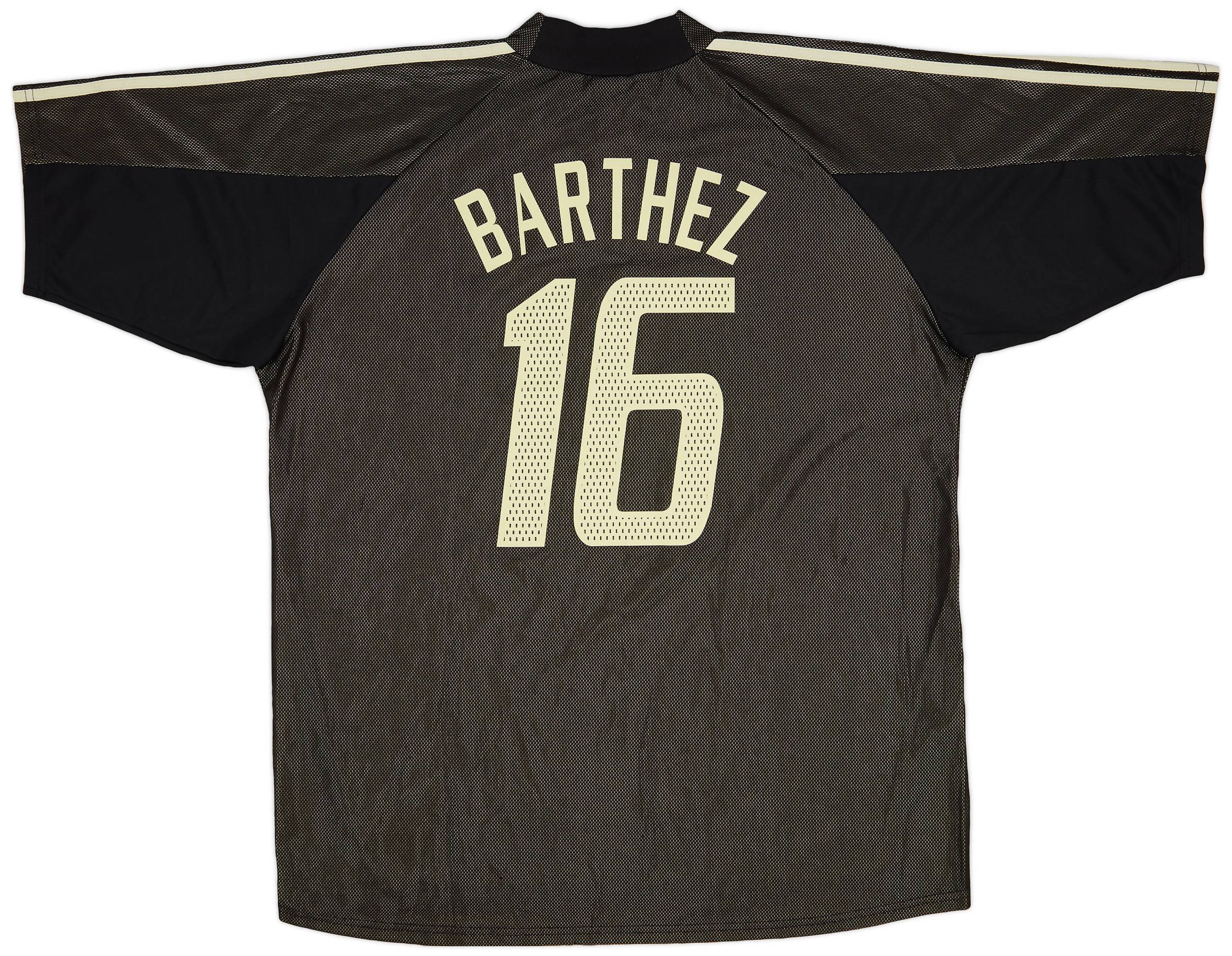 2002-04 France GK Shirt Barthez #16 - 8/10 - (XL)