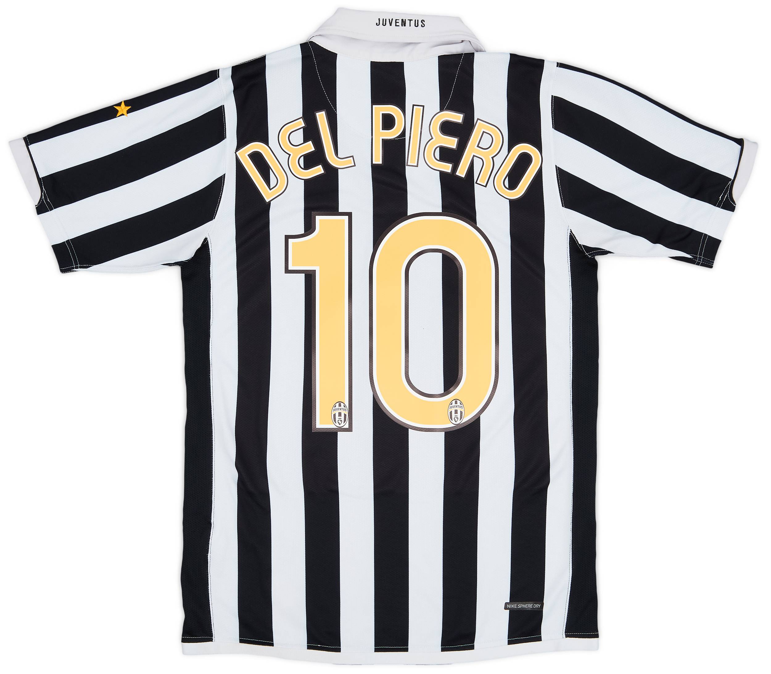 2006-07 Juventus Home Shirt Del Piero #10 - 8/10 - (S)