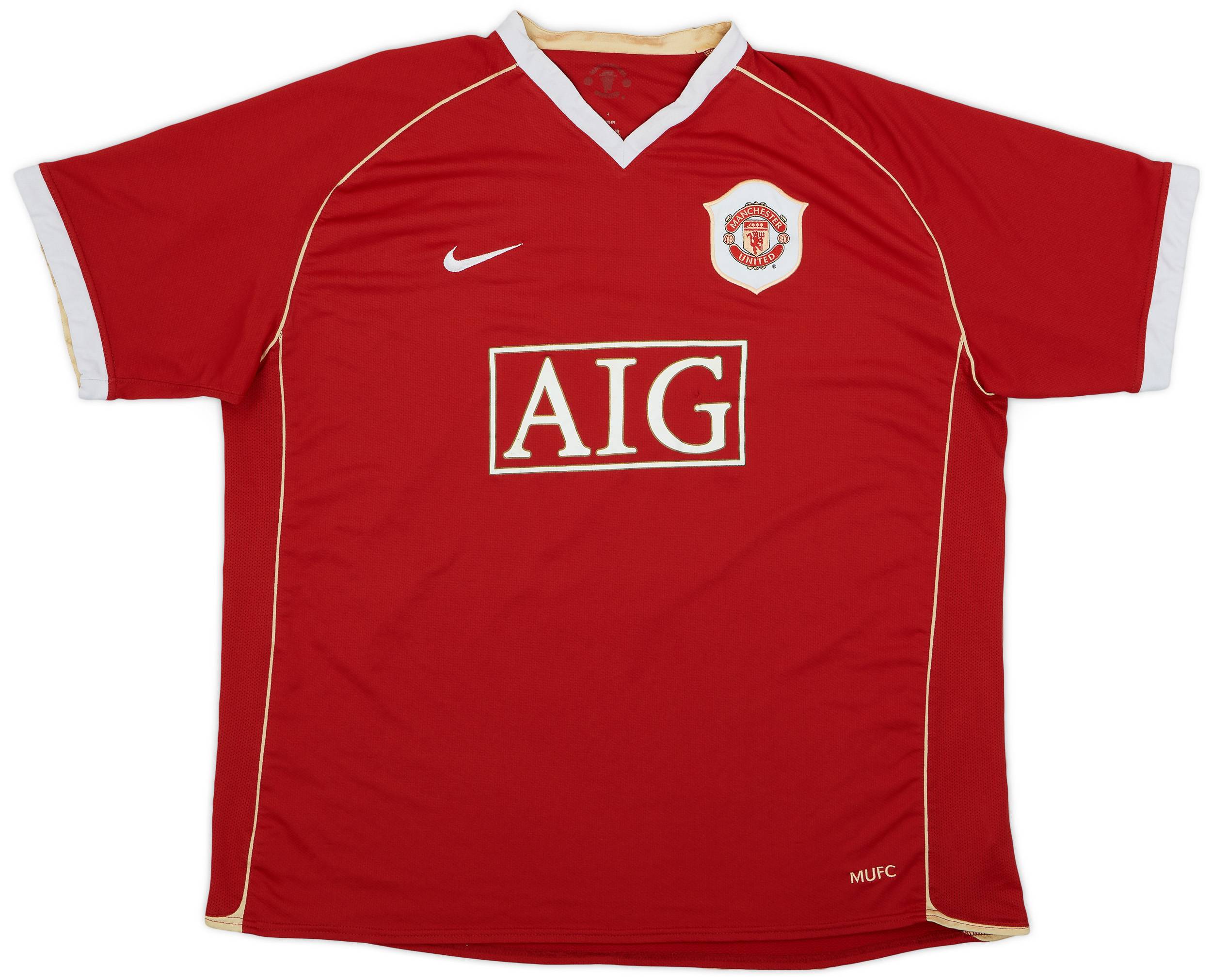 2006-07 Manchester United Home Shirt Ronaldo #7 - 6/10 - (XXL)