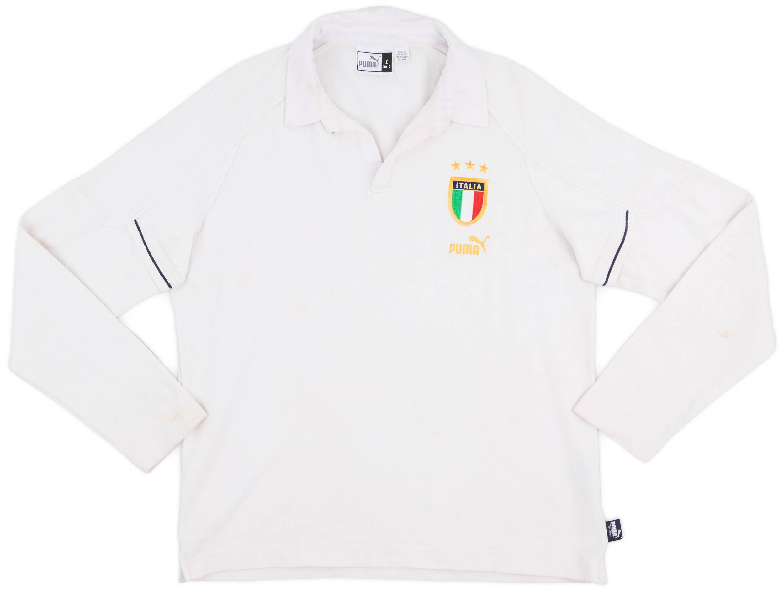 2004-05 Italy Puma Polo L/S Shirt - 5/10 - (L)